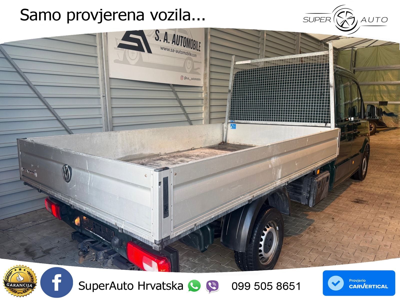 Volkswagen Crafter Pritsche 35 lang Doppelkabine*AHk* 140 KS