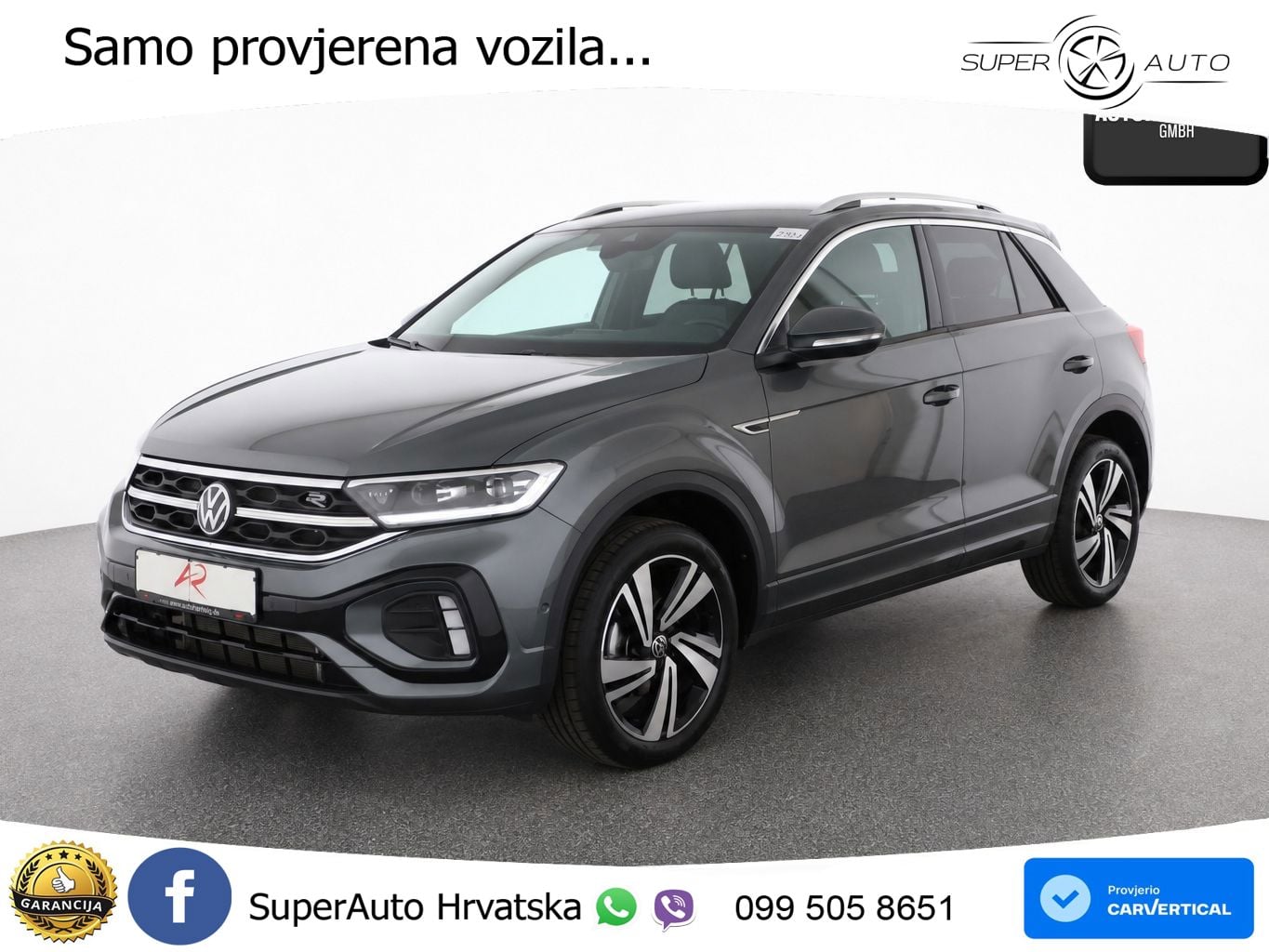 Volkswagen T-Roc 1.5 TSI (150 KS) DSG R-Line LED+GR SJED+ACC