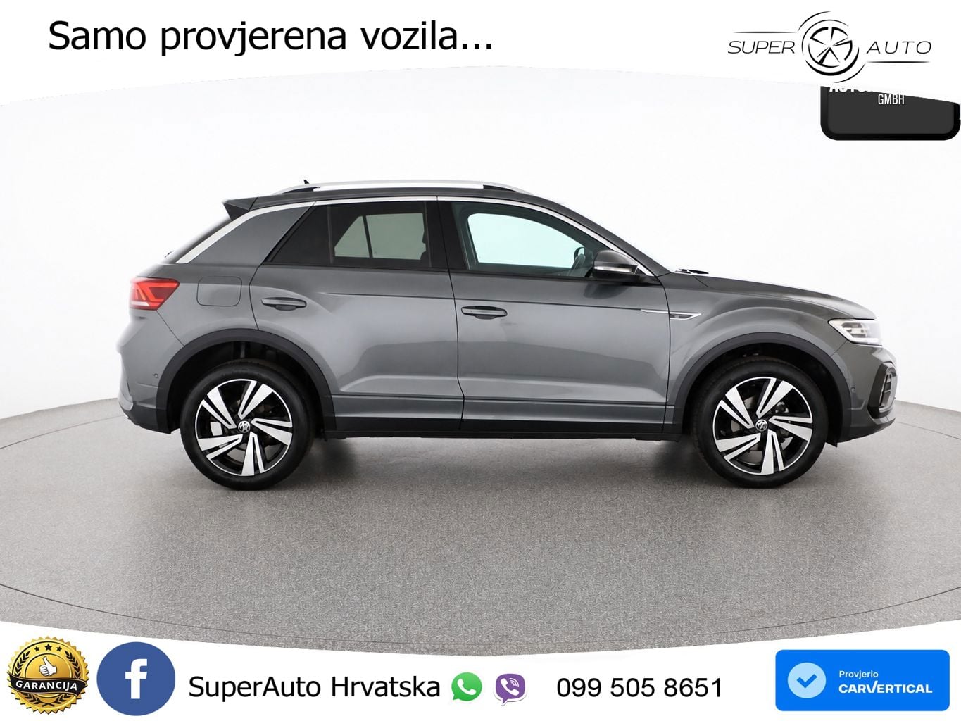 Volkswagen T-Roc 1.5 TSI (150 KS) DSG R-Line LED+GR SJED+ACC