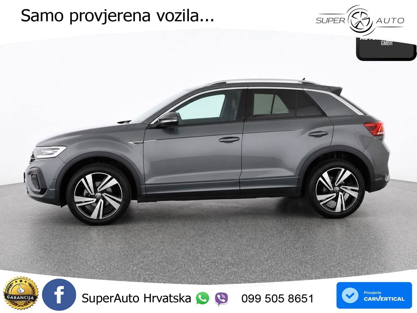 Volkswagen T-Roc 1.5 TSI (150 KS) DSG R-Line LED+GR SJED+ACC