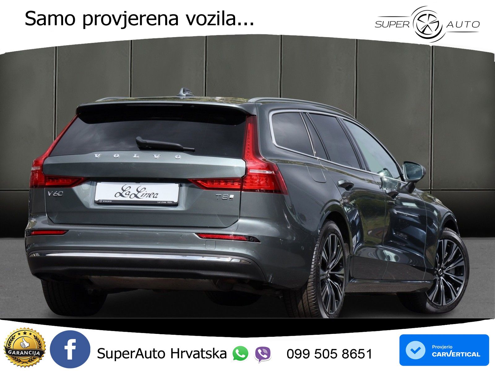 Volvo V60 2.0 T8 AWD Geartronic LED+GR SJED+ACC
