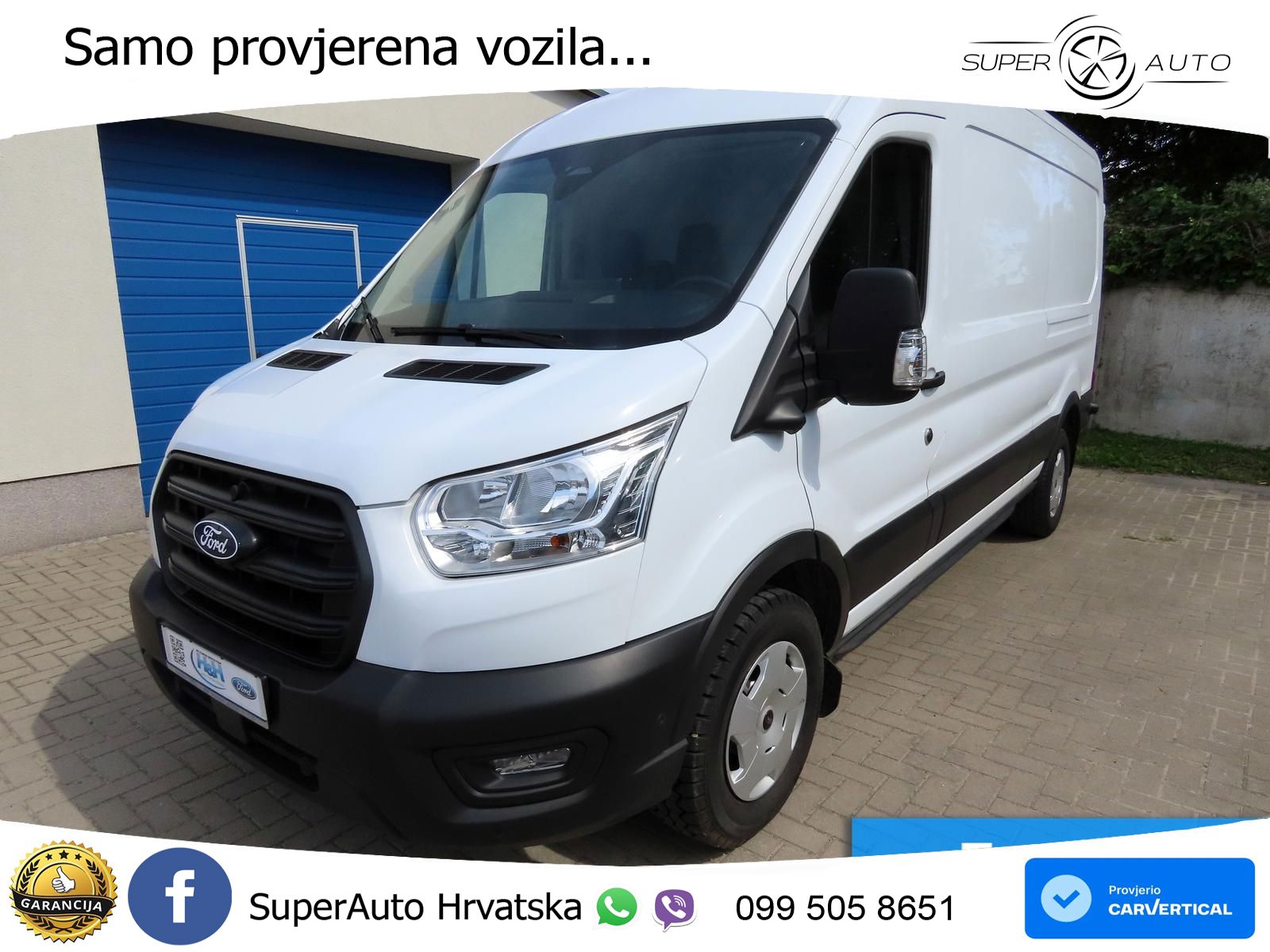 Ford Transit 2.0 350 L3H2 Trend AHK+ACC+360°Kam+Navi 131 KS