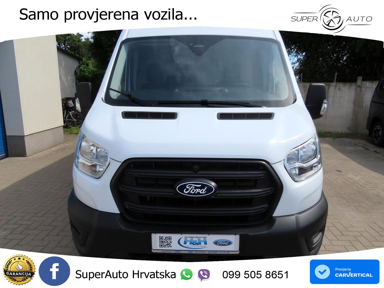 Ford Transit 2.0 350 L3H2 Trend AHK+ACC+360°Kam+Navi 131 KS