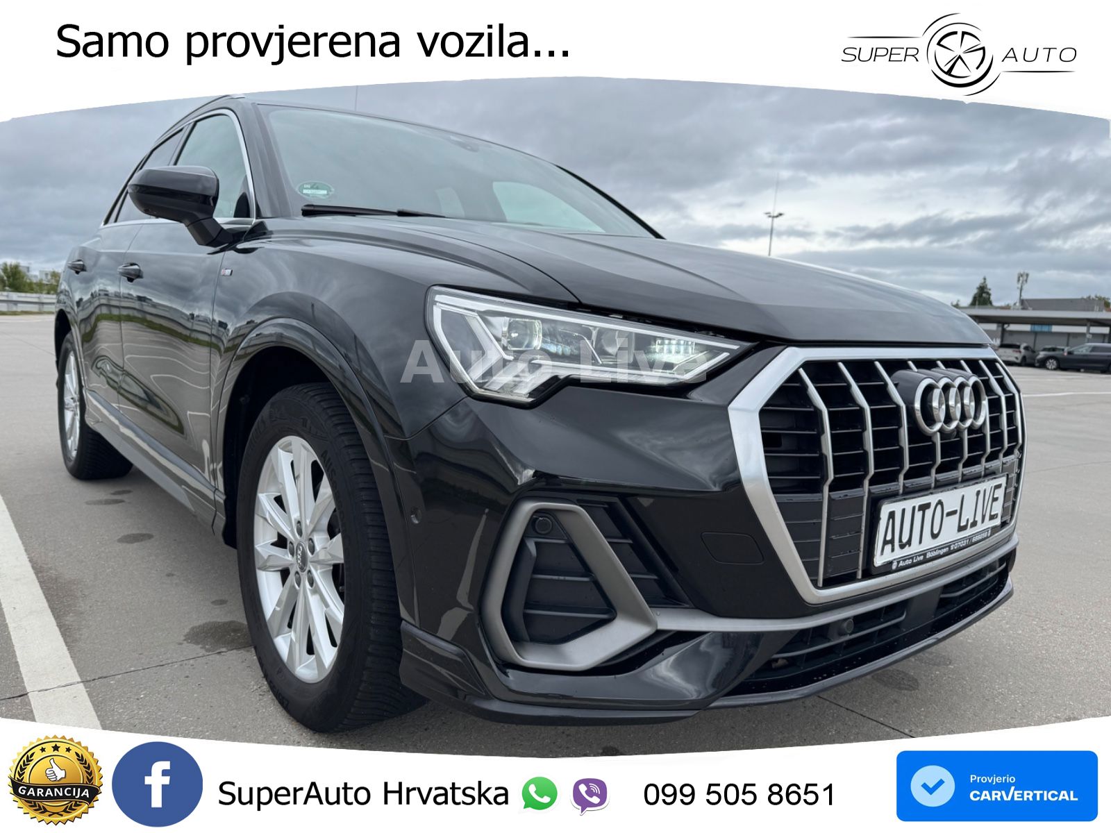 Audi Q3 35 TFSI (150 KS) S tronic S line LED+GR SJED+ACC