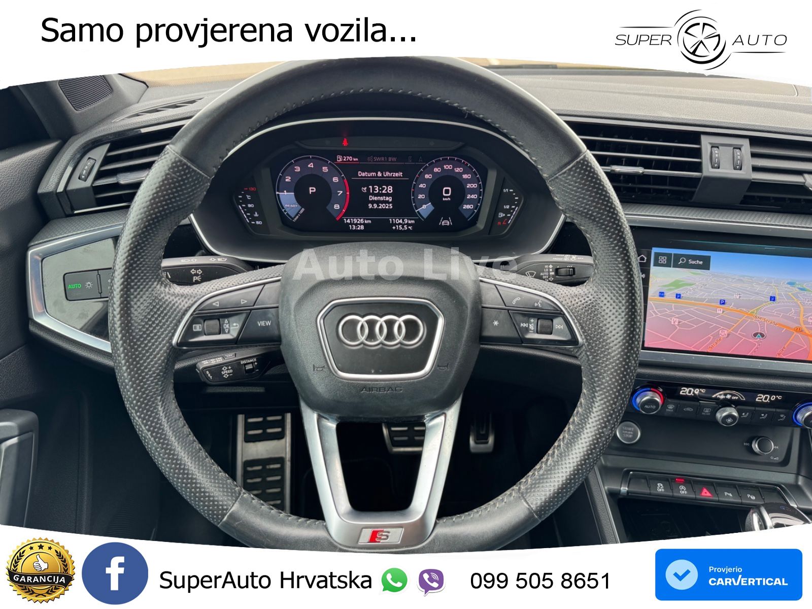 Audi Q3 35 TFSI (150 KS) S tronic S line LED+GR SJED+ACC