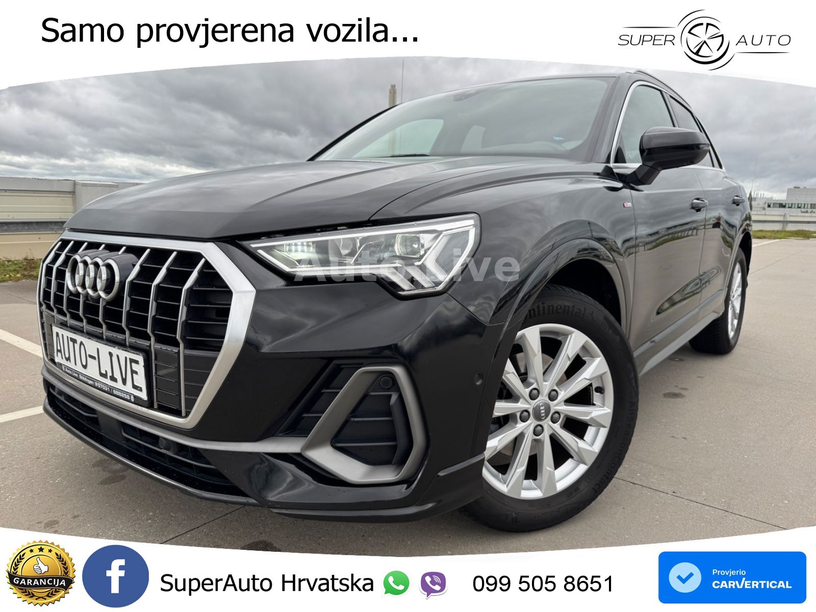 Audi Q3 35 TFSI (150 KS) S tronic S line LED+GR SJED+ACC