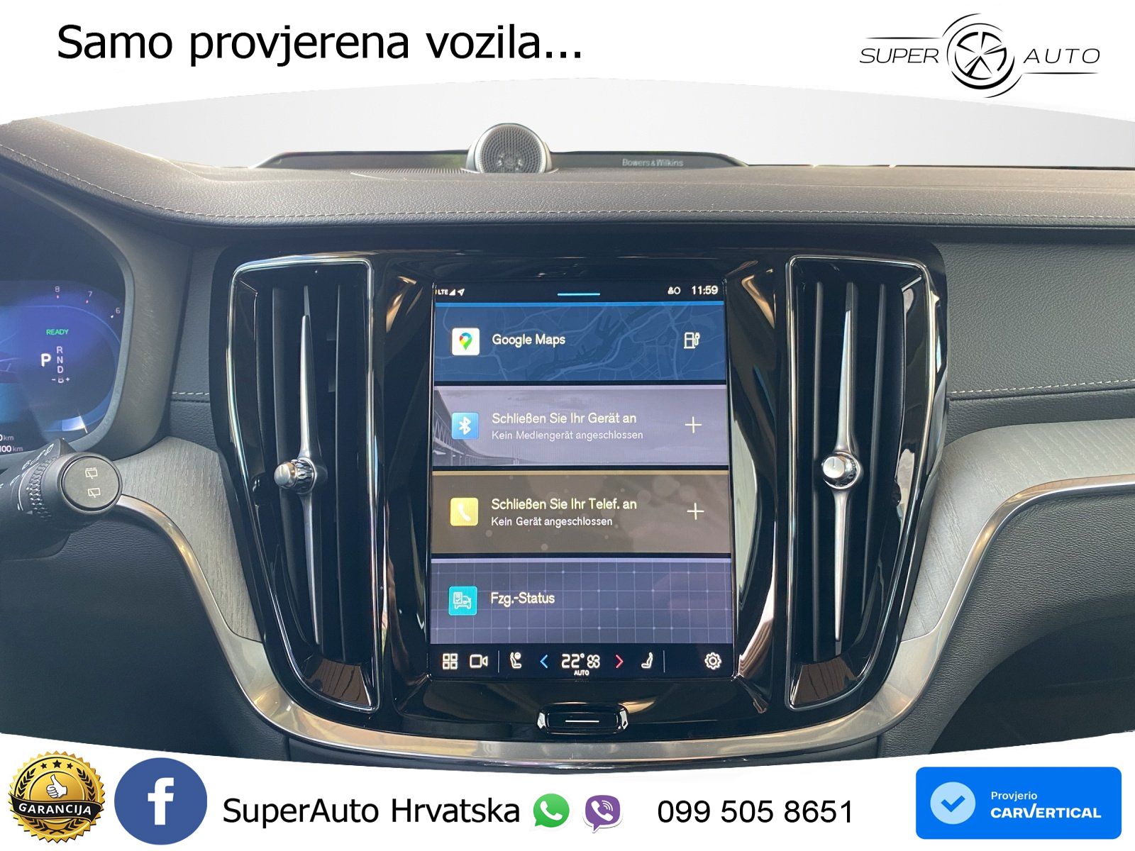 Volvo V60 2.0 T8 AWD Geartronic LED+GR SJED+ACC