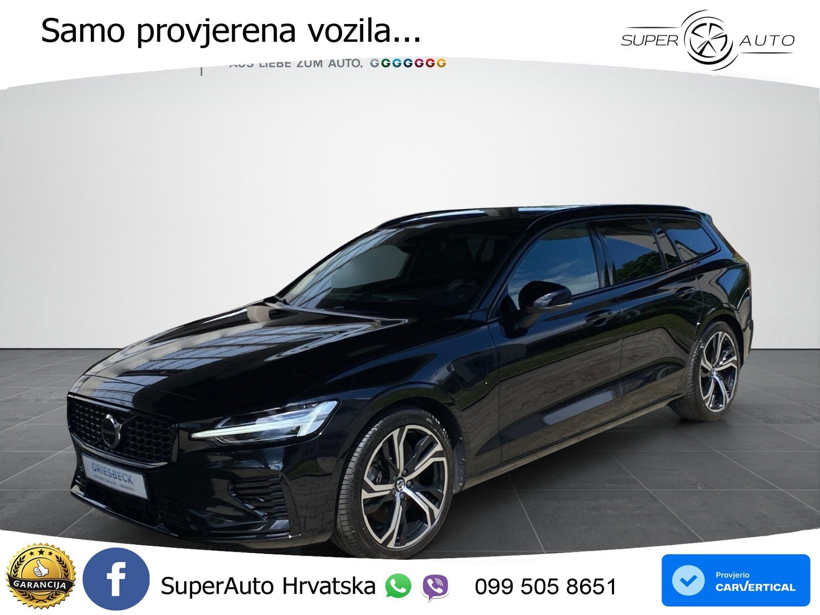 Volvo V60 2.0 T8 AWD Geartronic LED+GR SJED+ACC
