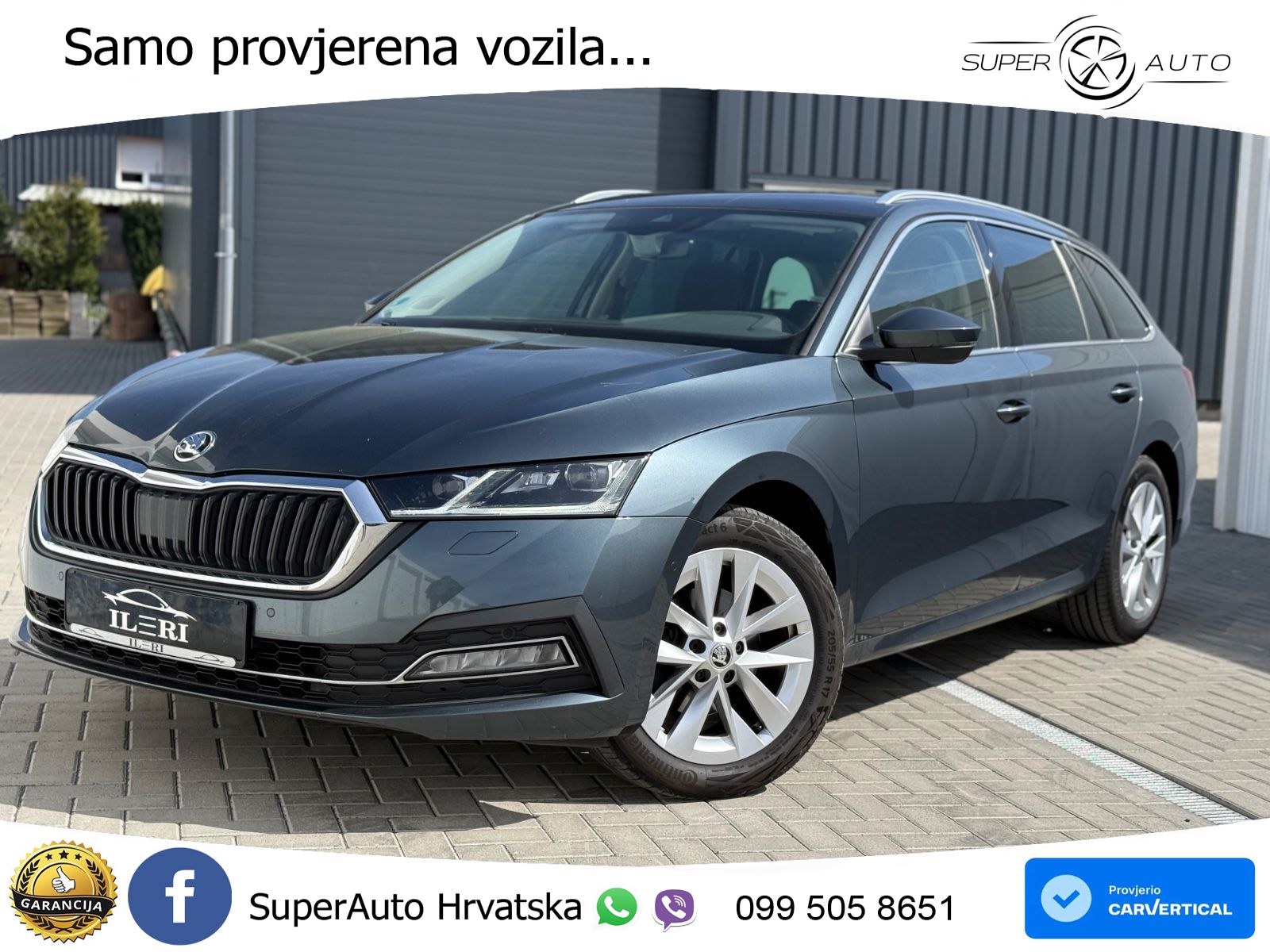 Škoda Octavia Combi 2.0 TDI (150 KS) DSG LED+GR SJED+ACC