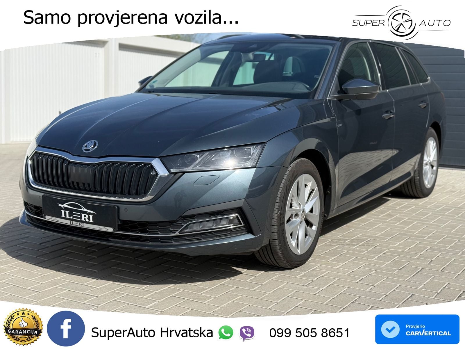 Škoda Octavia Combi 2.0 TDI (150 KS) DSG LED+GR SJED+ACC