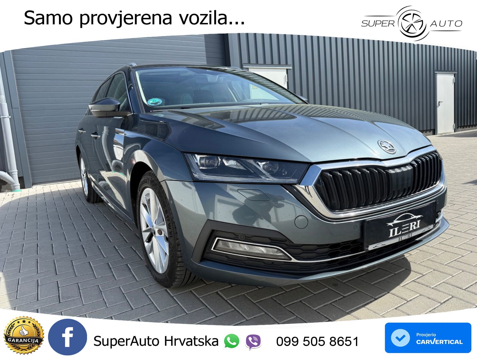 Škoda Octavia Combi 2.0 TDI (150 KS) DSG LED+GR SJED+ACC