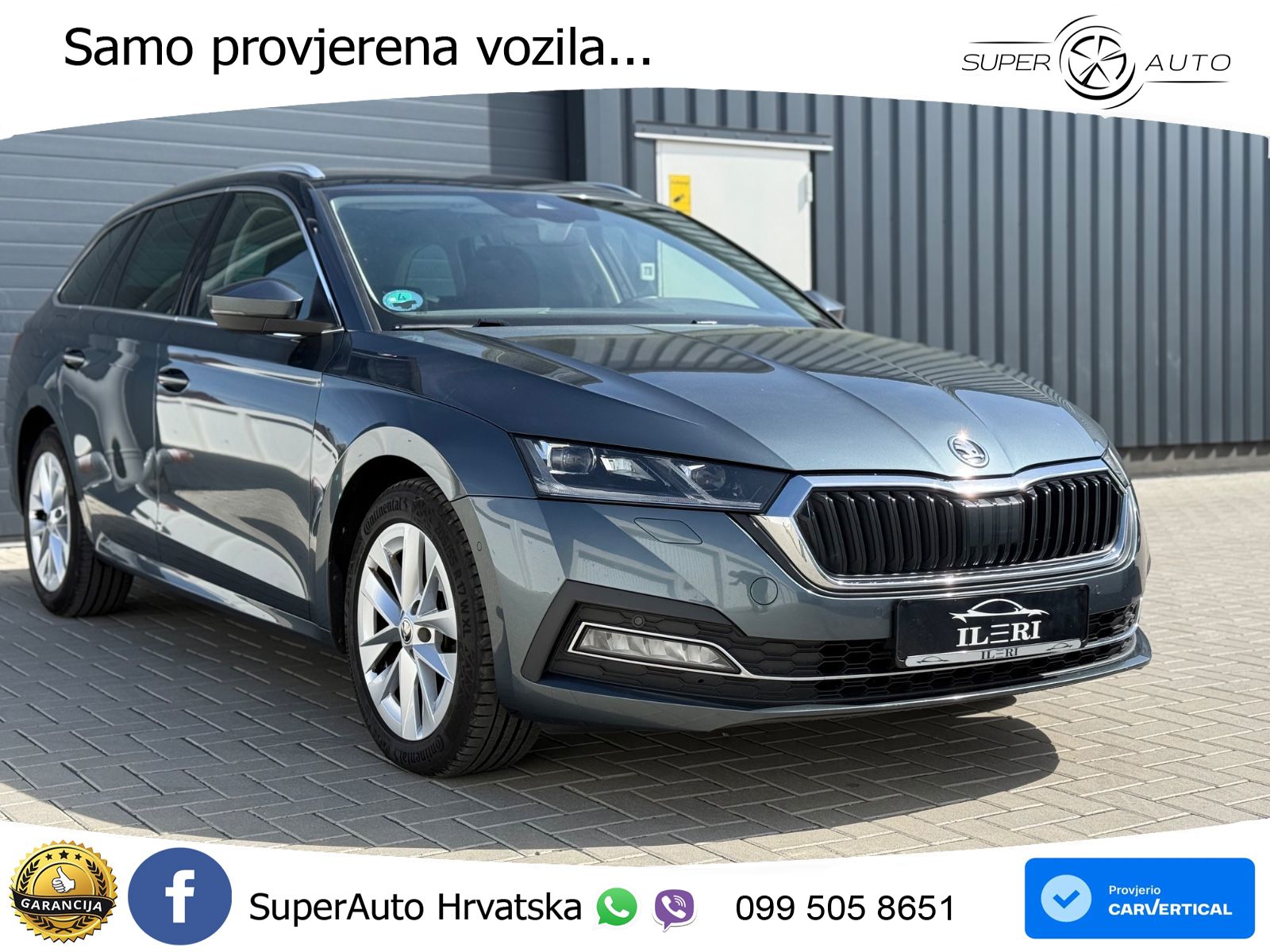 Škoda Octavia Combi 2.0 TDI (150 KS) DSG LED+GR SJED+ACC
