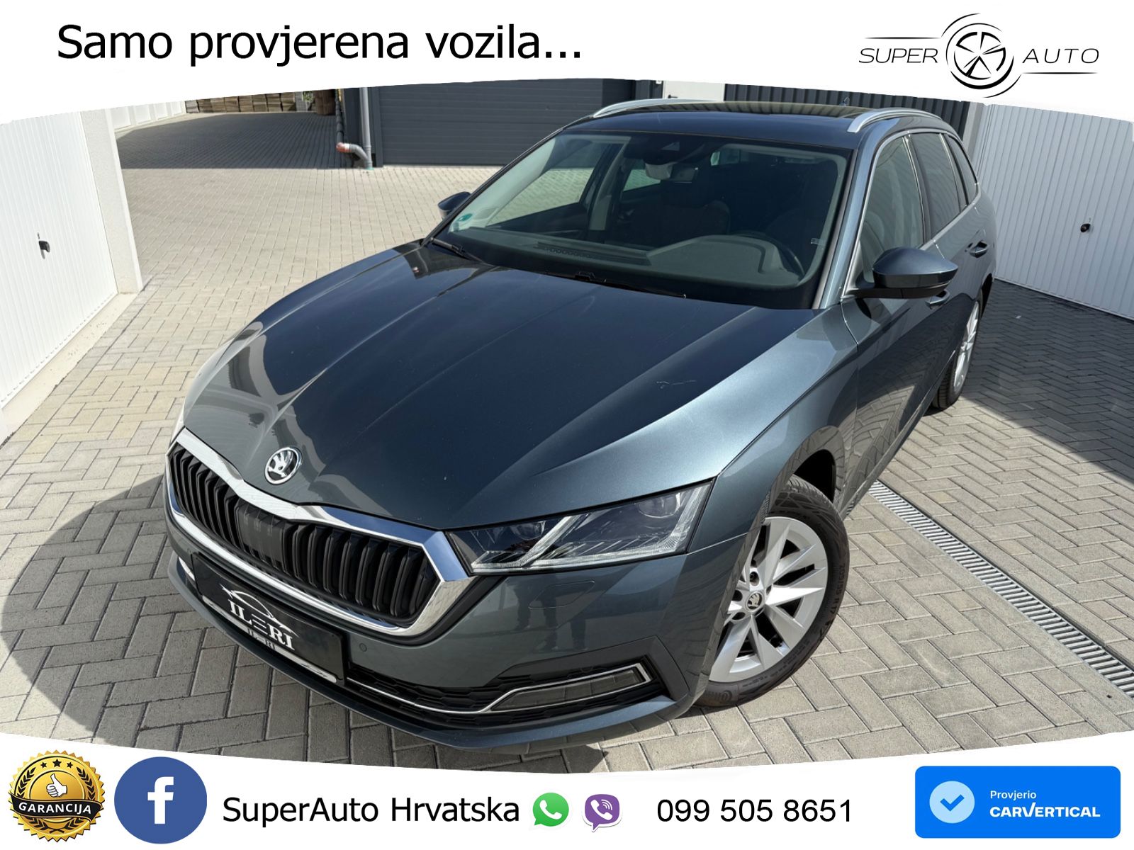 Škoda Octavia Combi 2.0 TDI (150 KS) DSG LED+GR SJED+ACC