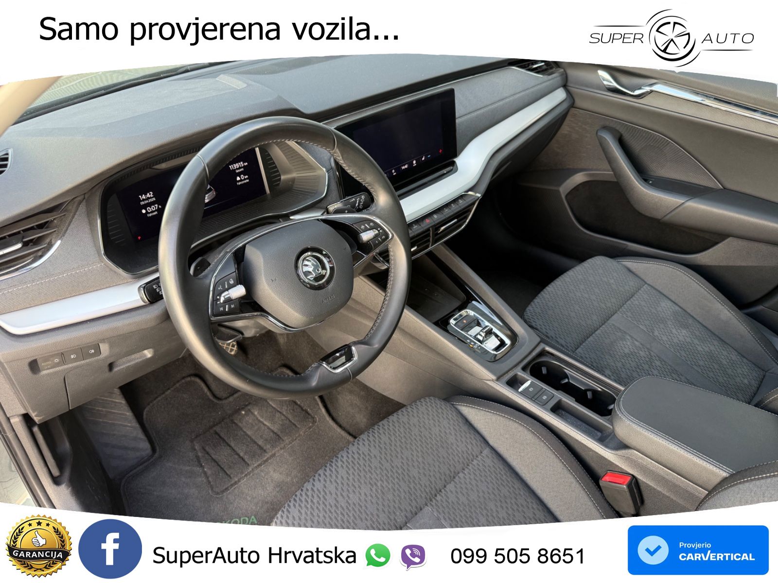 Škoda Octavia Combi 2.0 TDI (150 KS) DSG LED+GR SJED+ACC