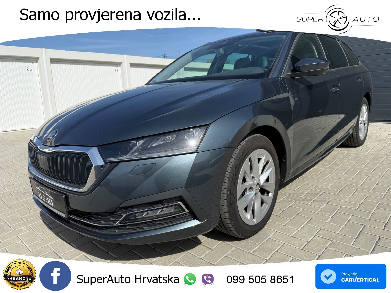 Škoda Octavia Combi 2.0 TDI (150 KS) DSG LED+GR SJED+ACC