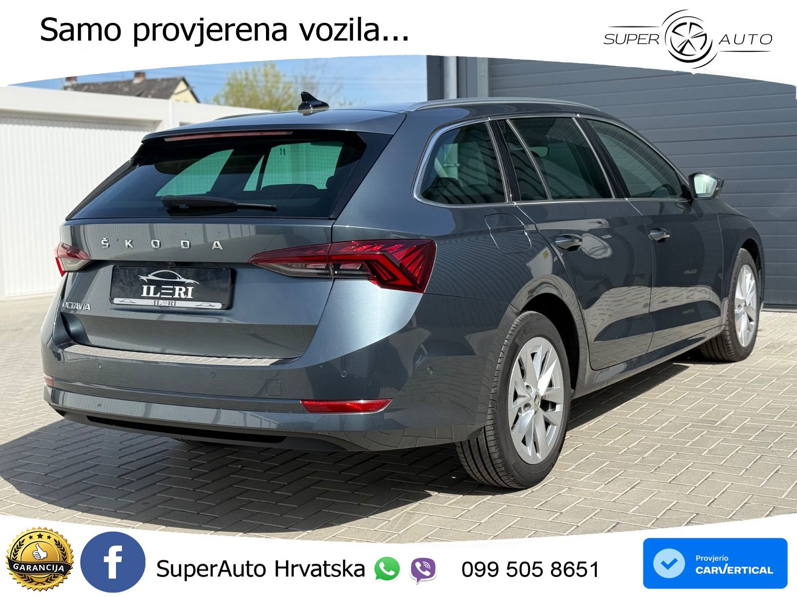 Škoda Octavia Combi 2.0 TDI (150 KS) DSG LED+GR SJED+ACC