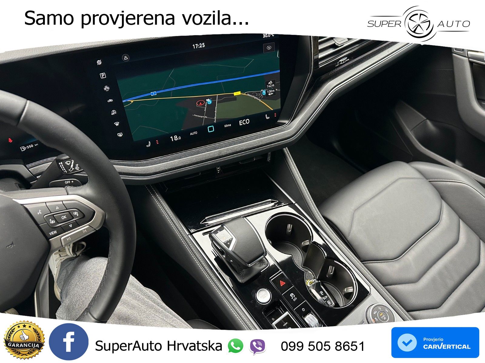 Volkswagen Touareg 3.0 V6 TDI (231 KS) 4MOTION Tiptronic ZRAČNI+ACC+GR SJED+KAM