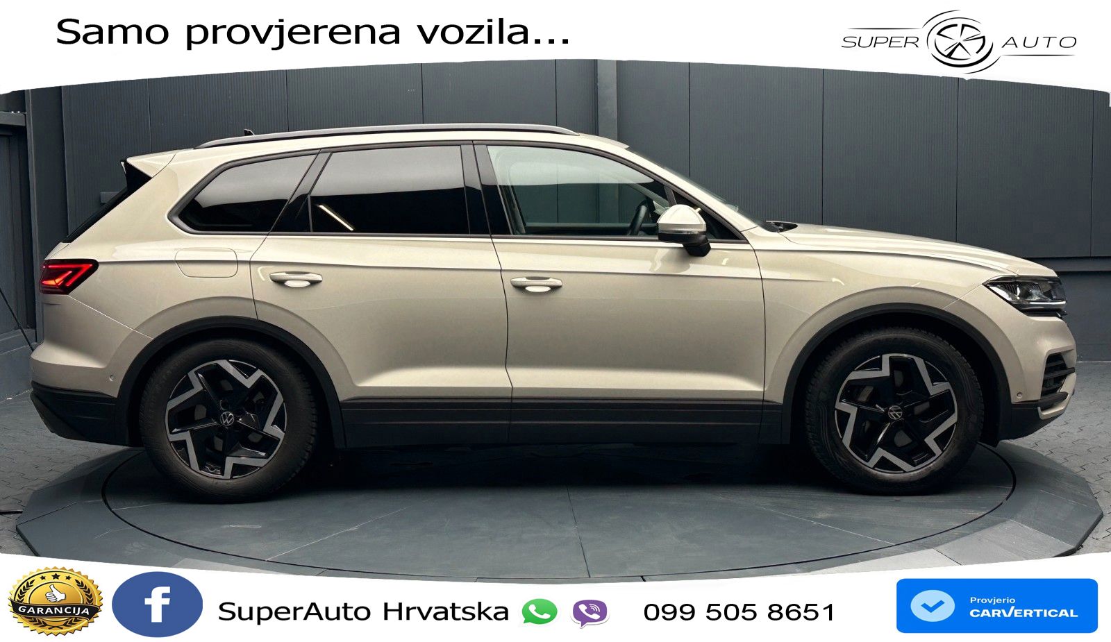 Volkswagen Touareg 3.0 V6 TDI (231 KS) 4MOTION Tiptronic ZRAČNI+ACC+GR SJED+KAM