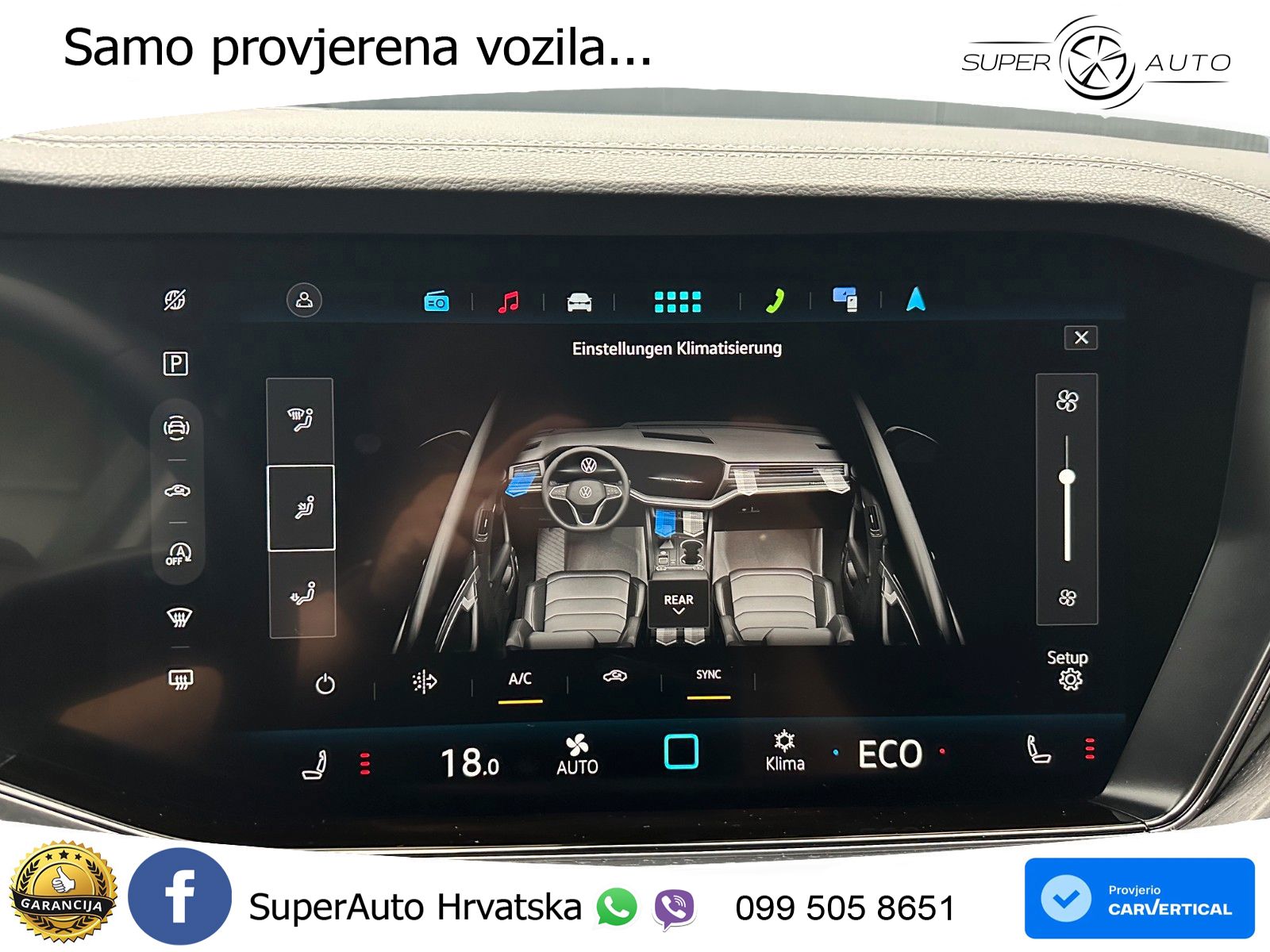 Volkswagen Touareg 3.0 V6 TDI (231 KS) 4MOTION Tiptronic ZRAČNI+ACC+GR SJED+KAM