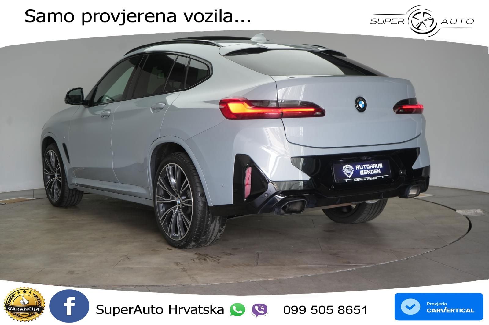 BMW X4 30d (286 KS) xDrive Steptronic M Sport ACC+GR SJED+360+PANO
