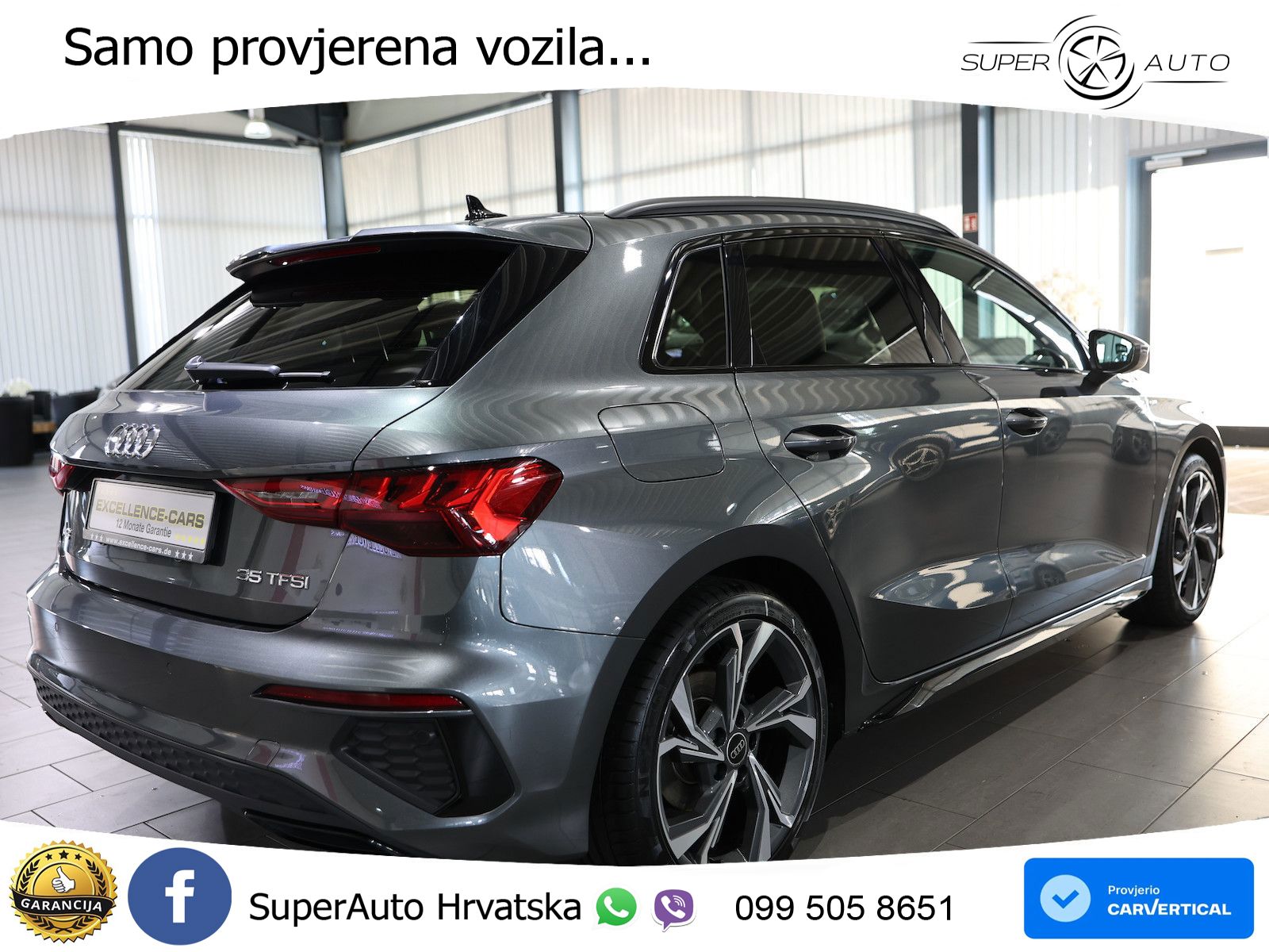 Audi A3 35 TFSI (150 KS) S line LED+GR SJED+ACC