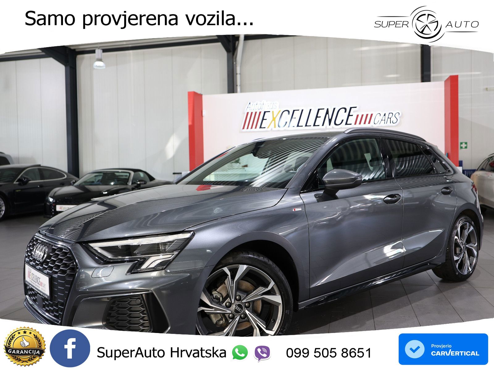 Audi A3 35 TFSI (150 KS) S line LED+GR SJED+ACC
