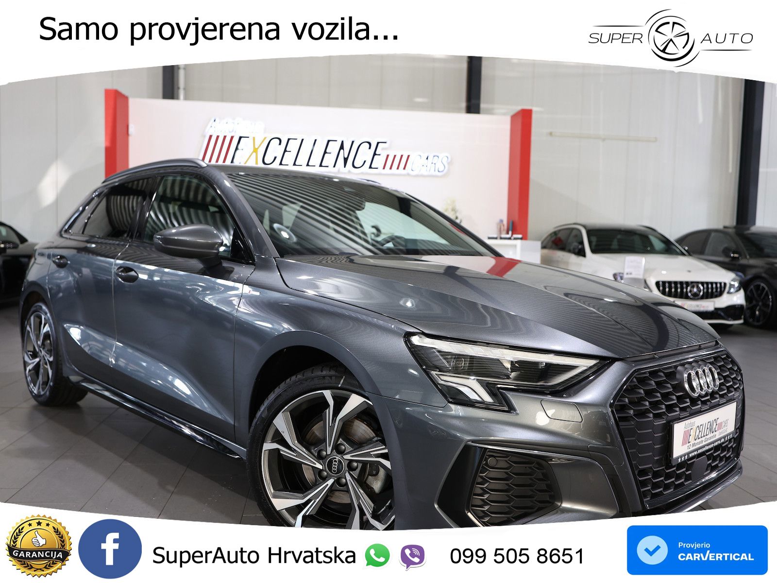 Audi A3 35 TFSI (150 KS) S line LED+GR SJED+ACC