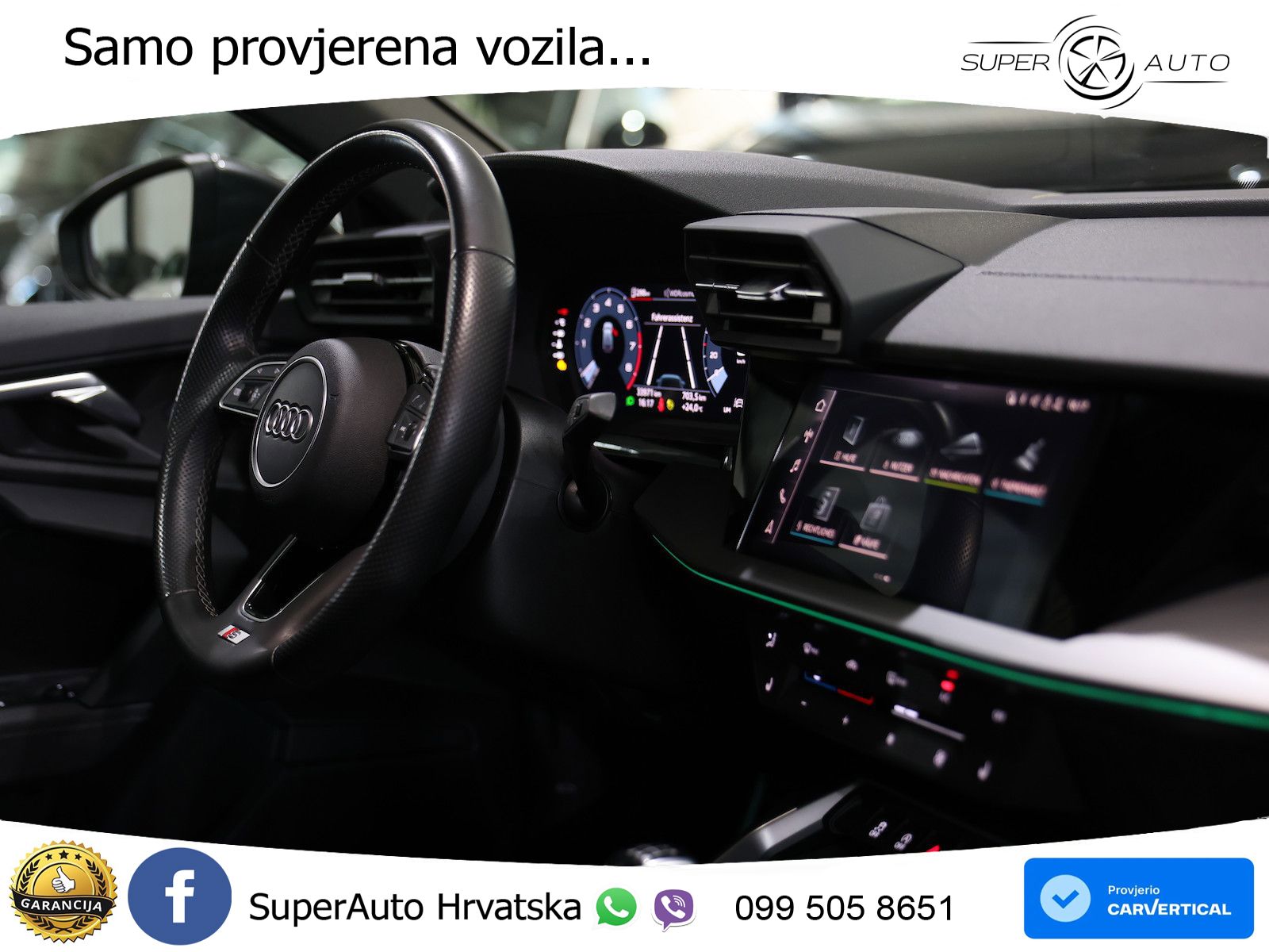 Audi A3 35 TFSI (150 KS) S line LED+GR SJED+ACC