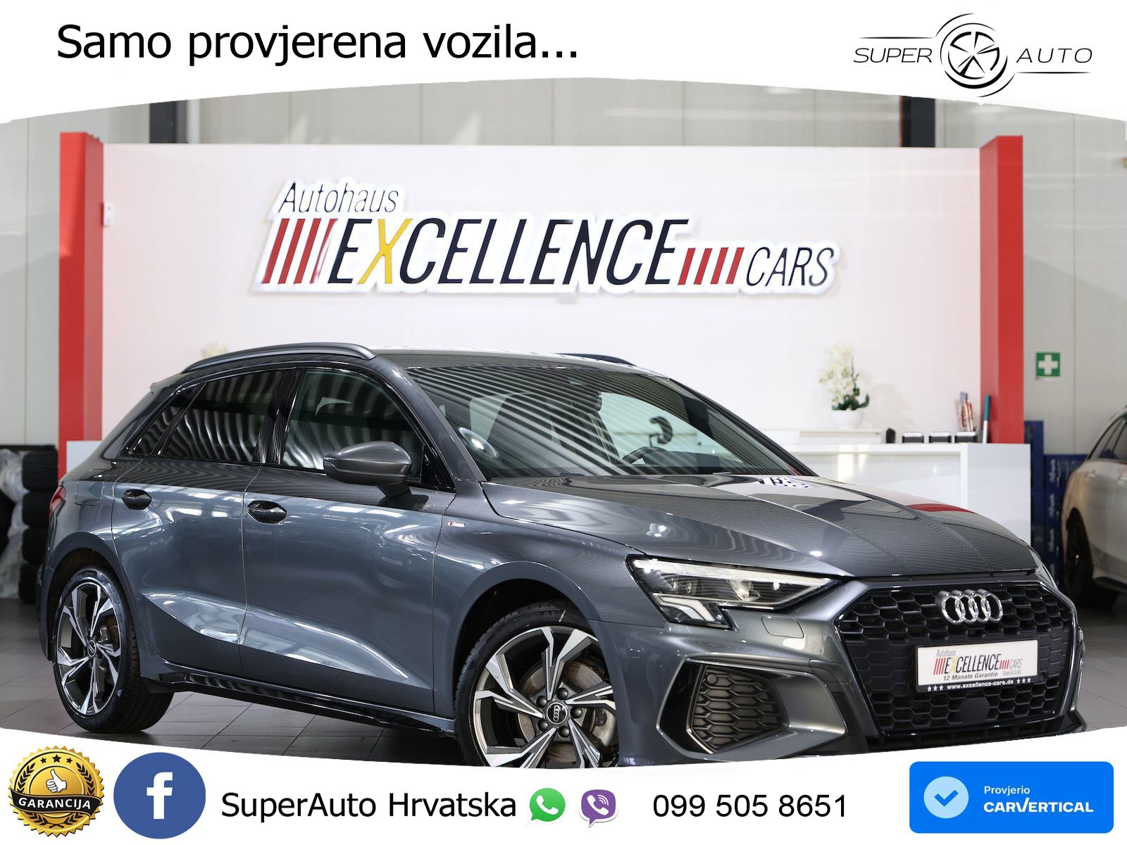 Audi A3 35 TFSI (150 KS) S line LED+GR SJED+ACC