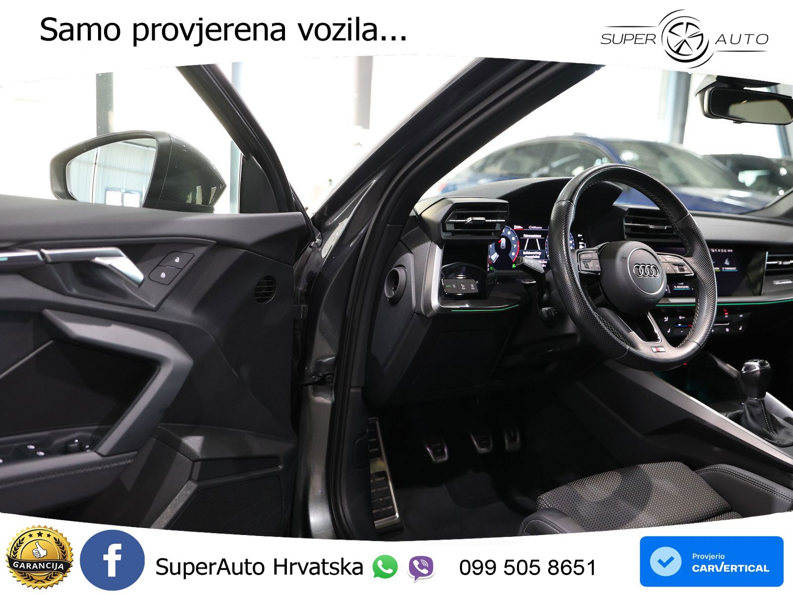 Audi A3 35 TFSI (150 KS) S line LED+GR SJED+ACC