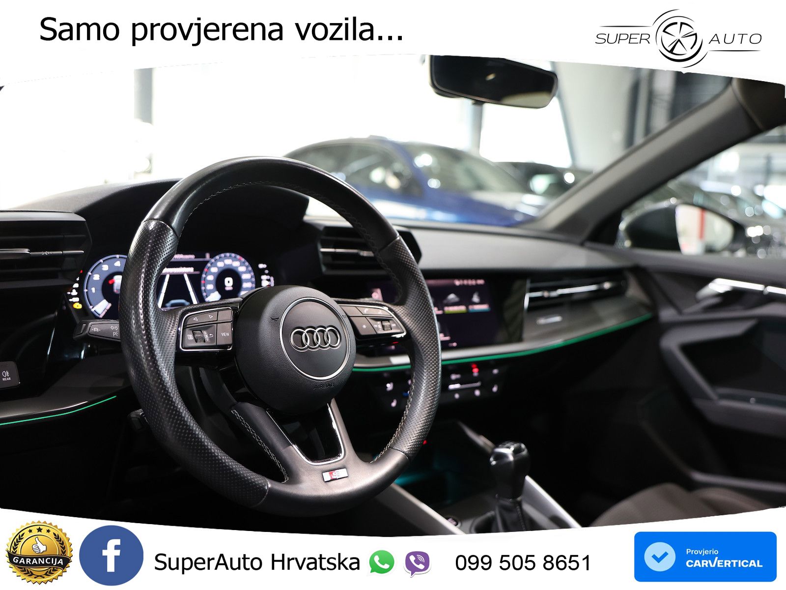 Audi A3 35 TFSI (150 KS) S line LED+GR SJED+ACC