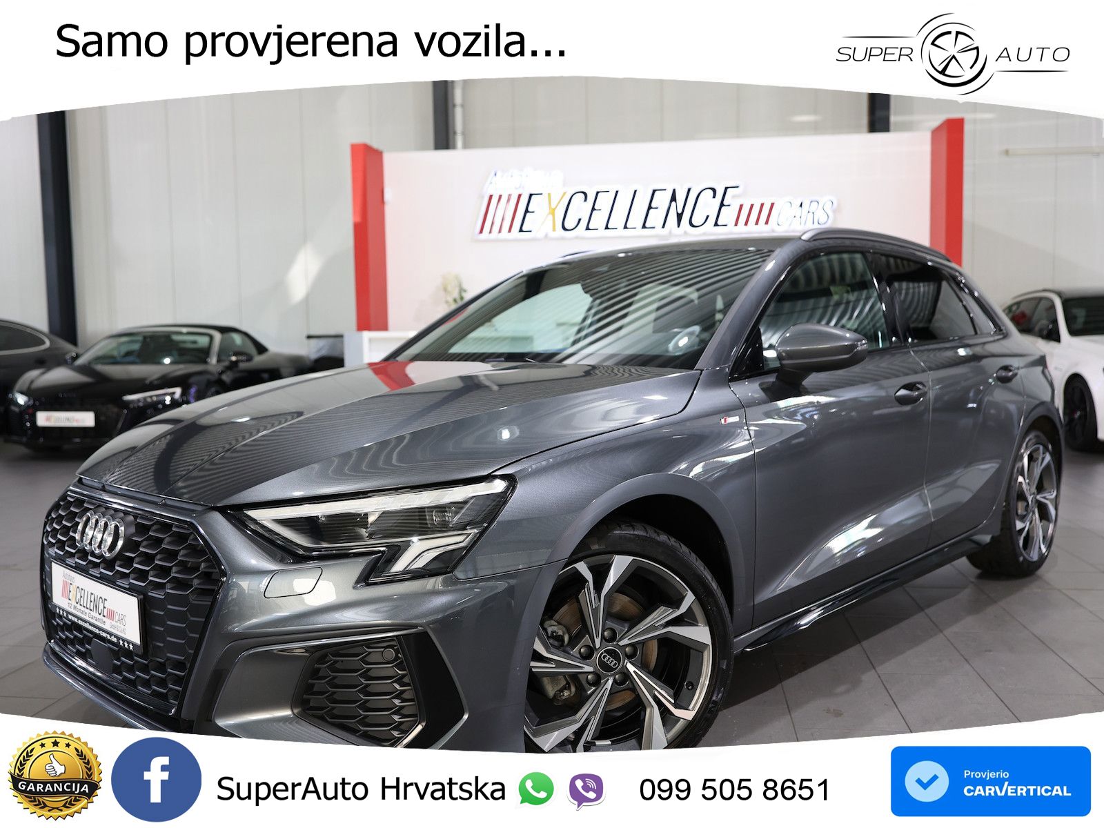 Audi A3 35 TFSI (150 KS) S line LED+GR SJED+ACC