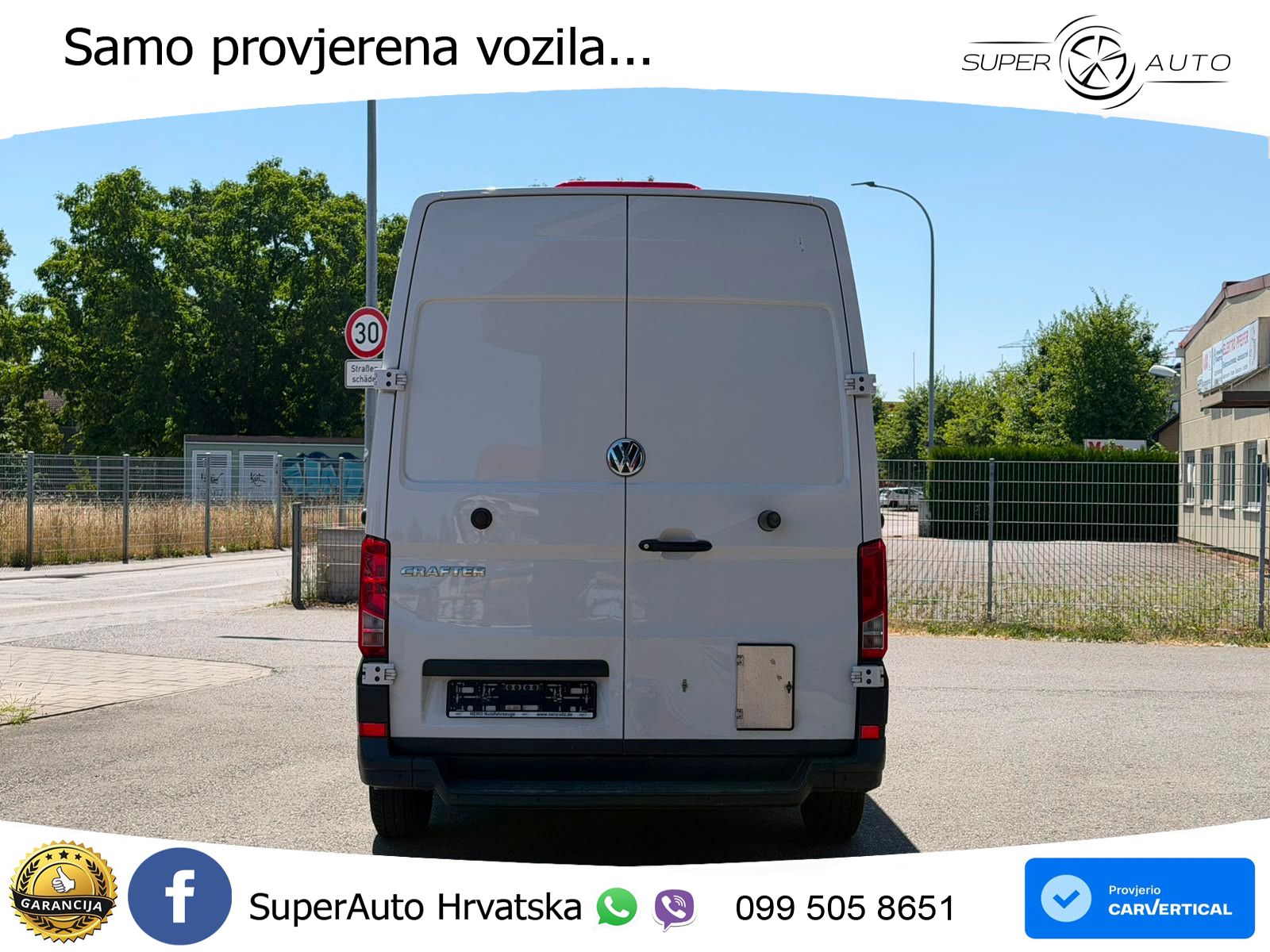 Volkswagen Crafter*Klima*Parksensor*TÜV 140 KS