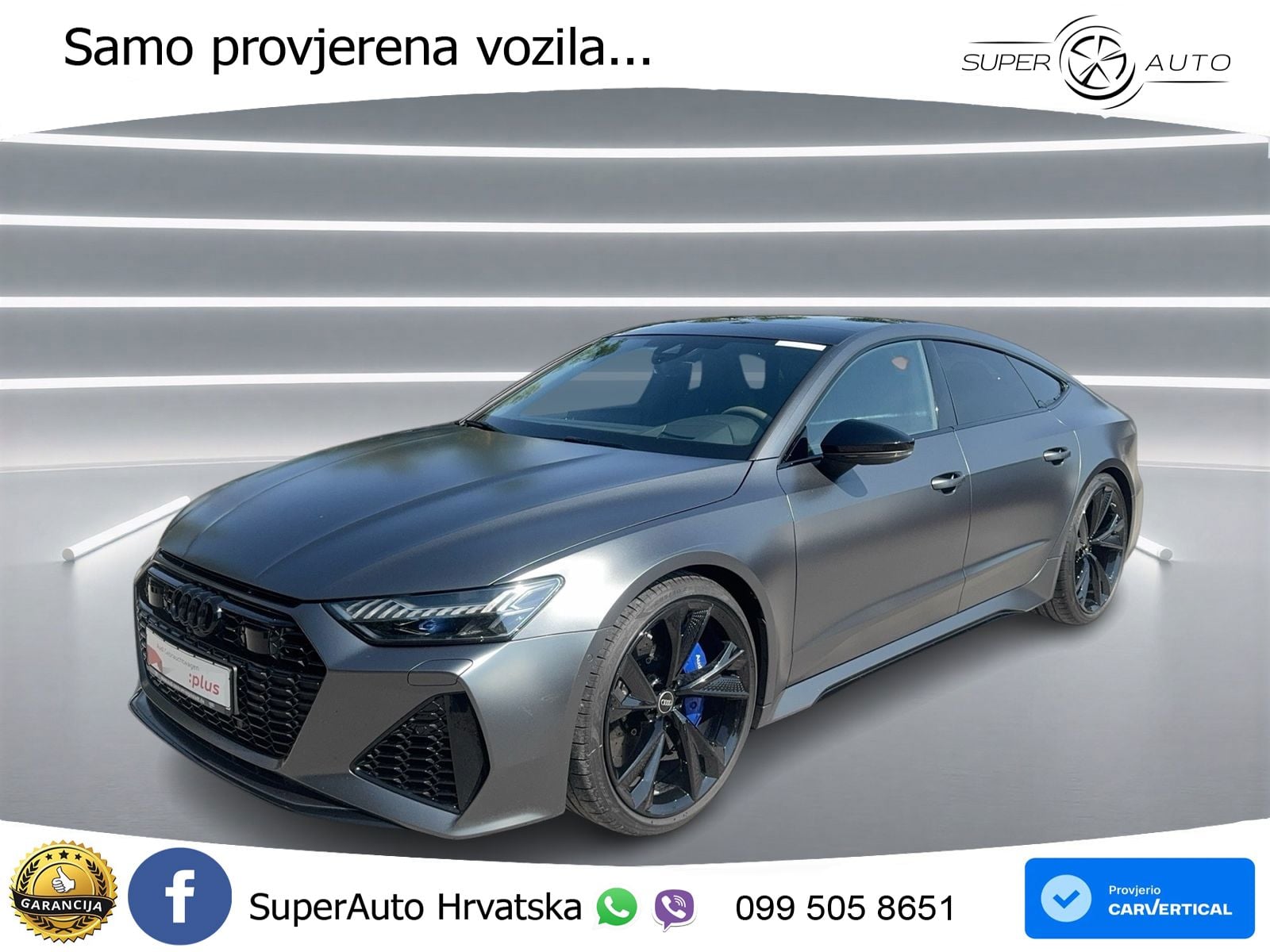 Audi RS7 4.0 TFSI V8 (600 KS) quattro tiptronic LED+GR SJED+ACC