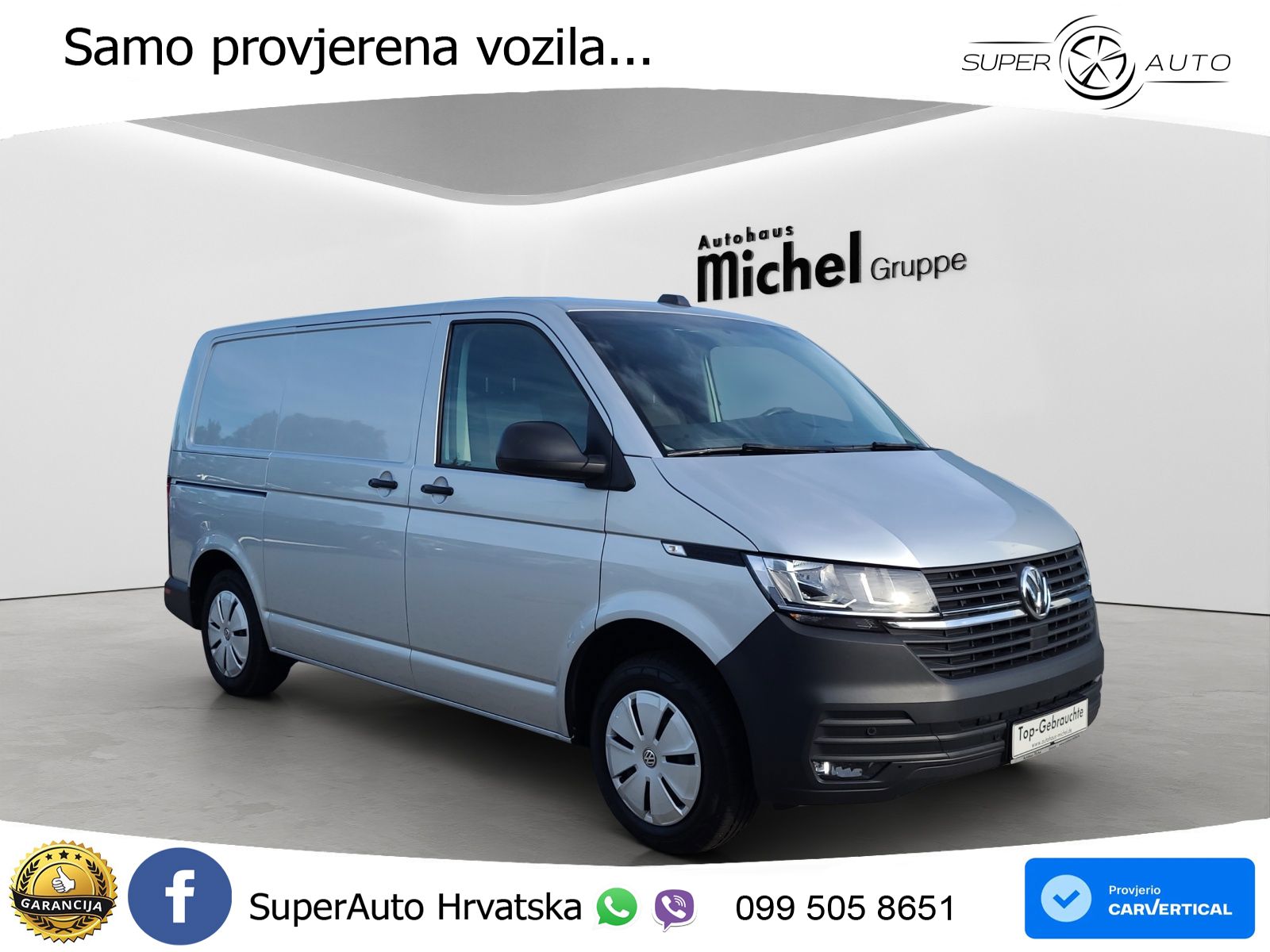 Volkswagen T6.1 Transporter Kasten TDI Klima Navi Standheiz 110 KS