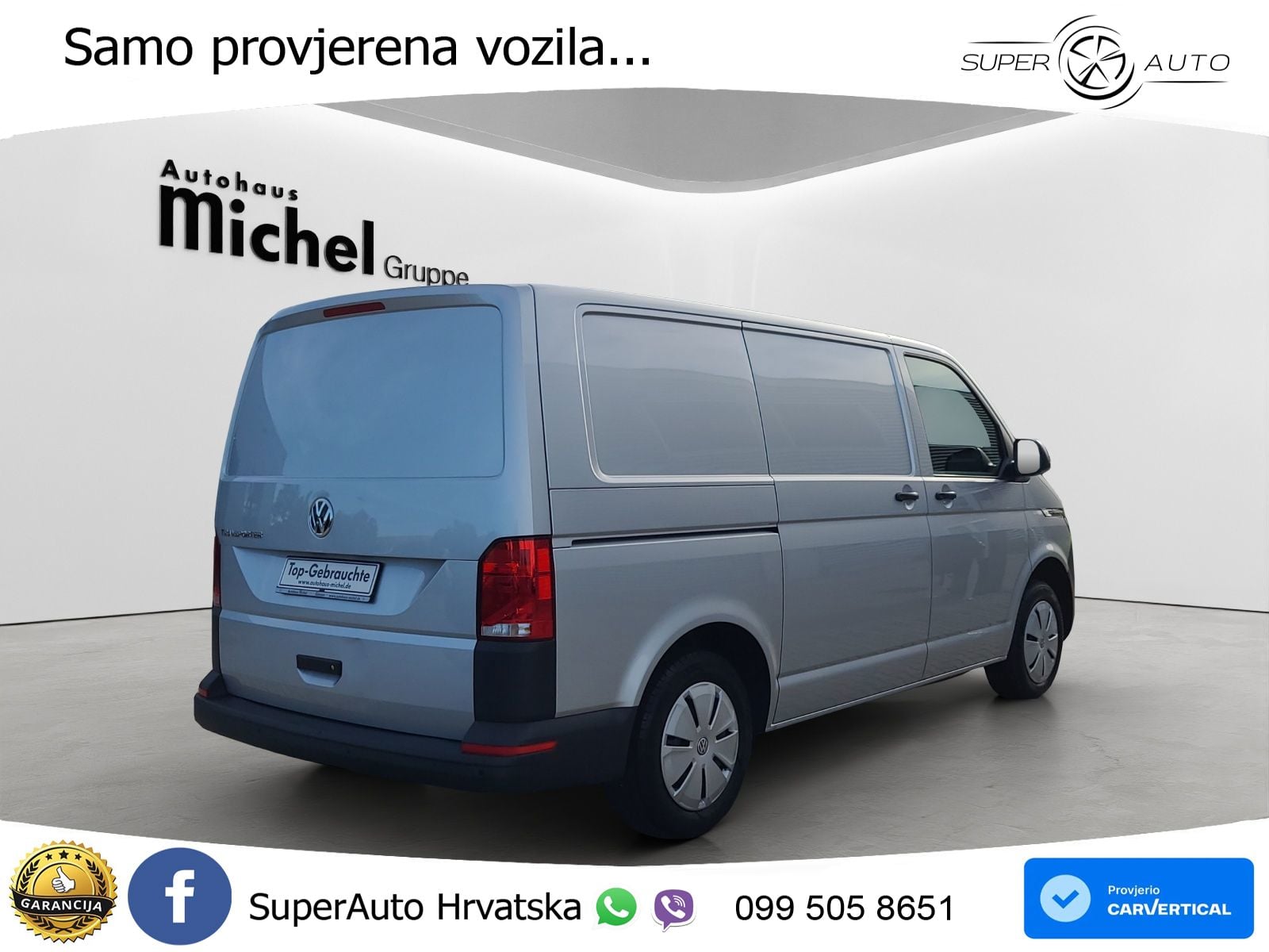 Volkswagen T6.1 Transporter Kasten TDI Klima Navi Standheiz 110 KS