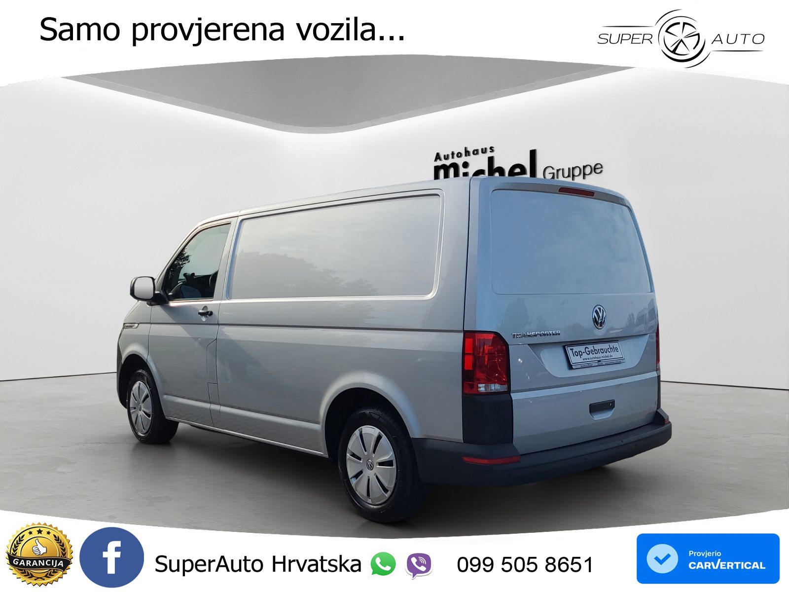 Volkswagen T6.1 Transporter Kasten TDI Klima Navi Standheiz 110 KS