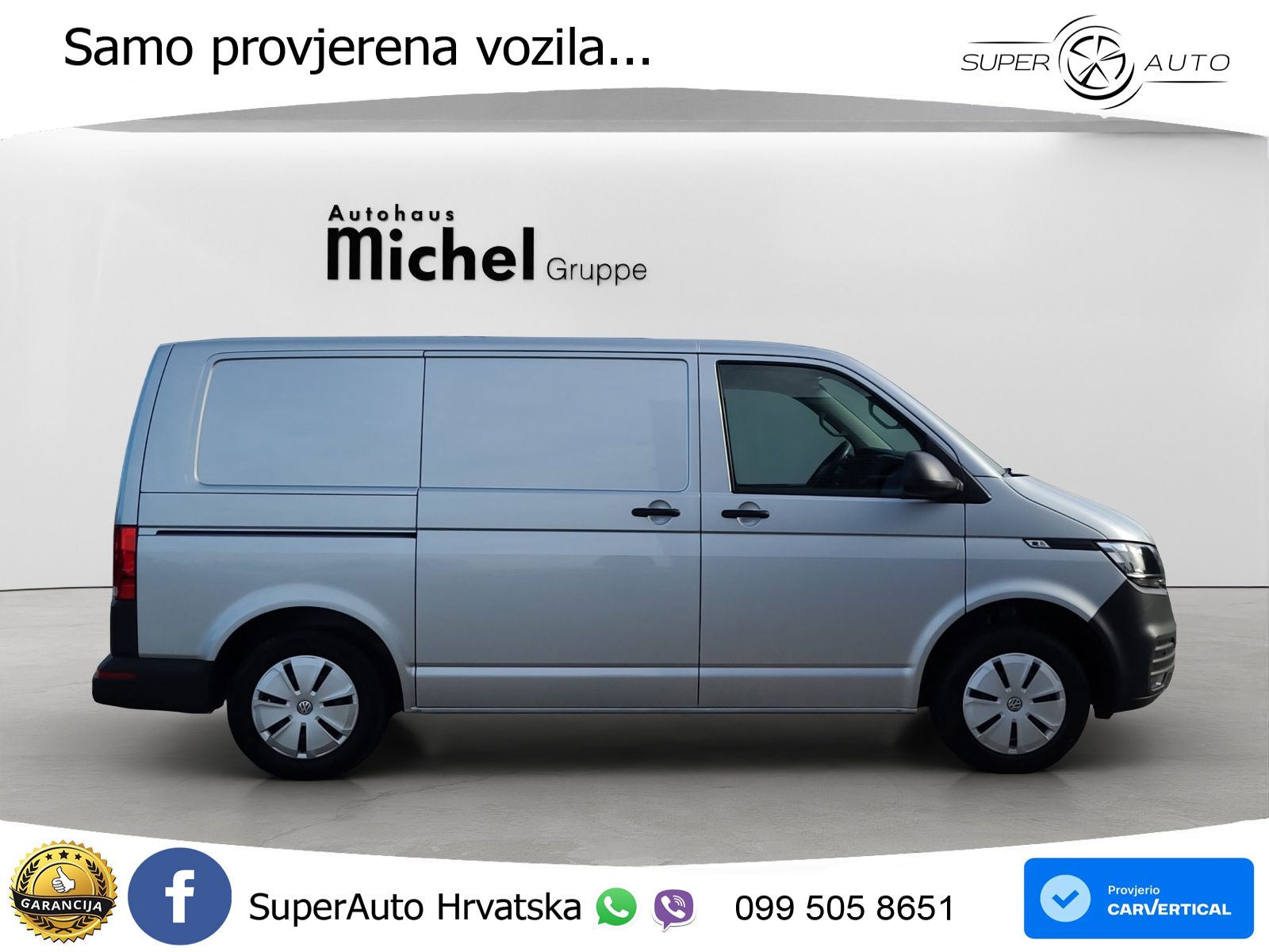 Volkswagen T6.1 Transporter Kasten TDI Klima Navi Standheiz 110 KS