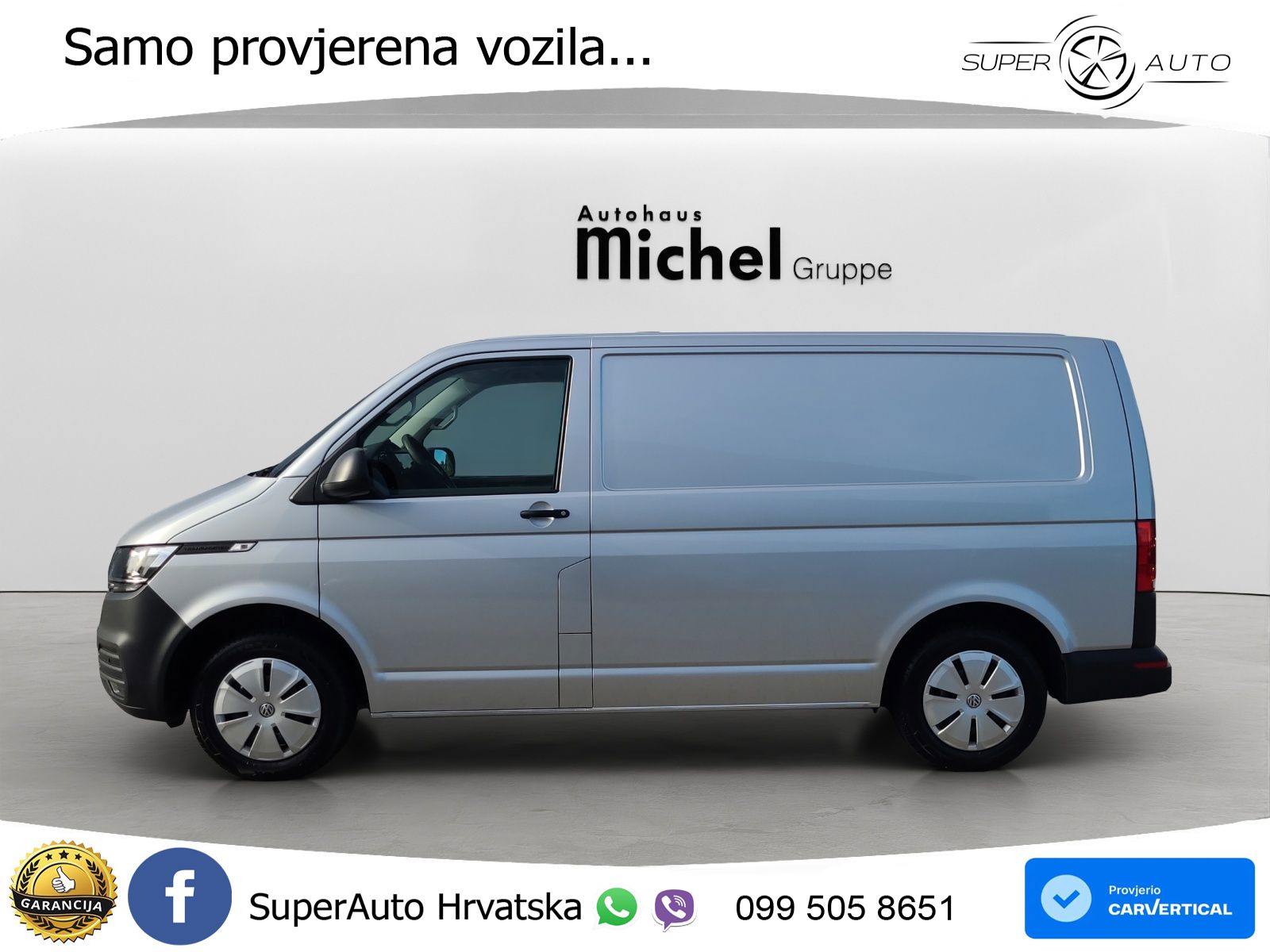 Volkswagen T6.1 Transporter Kasten TDI Klima Navi Standheiz 110 KS