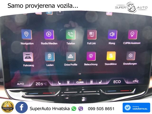Cupra Tavascan 82 kWh (286 KS) LED+GR SJED+ACC