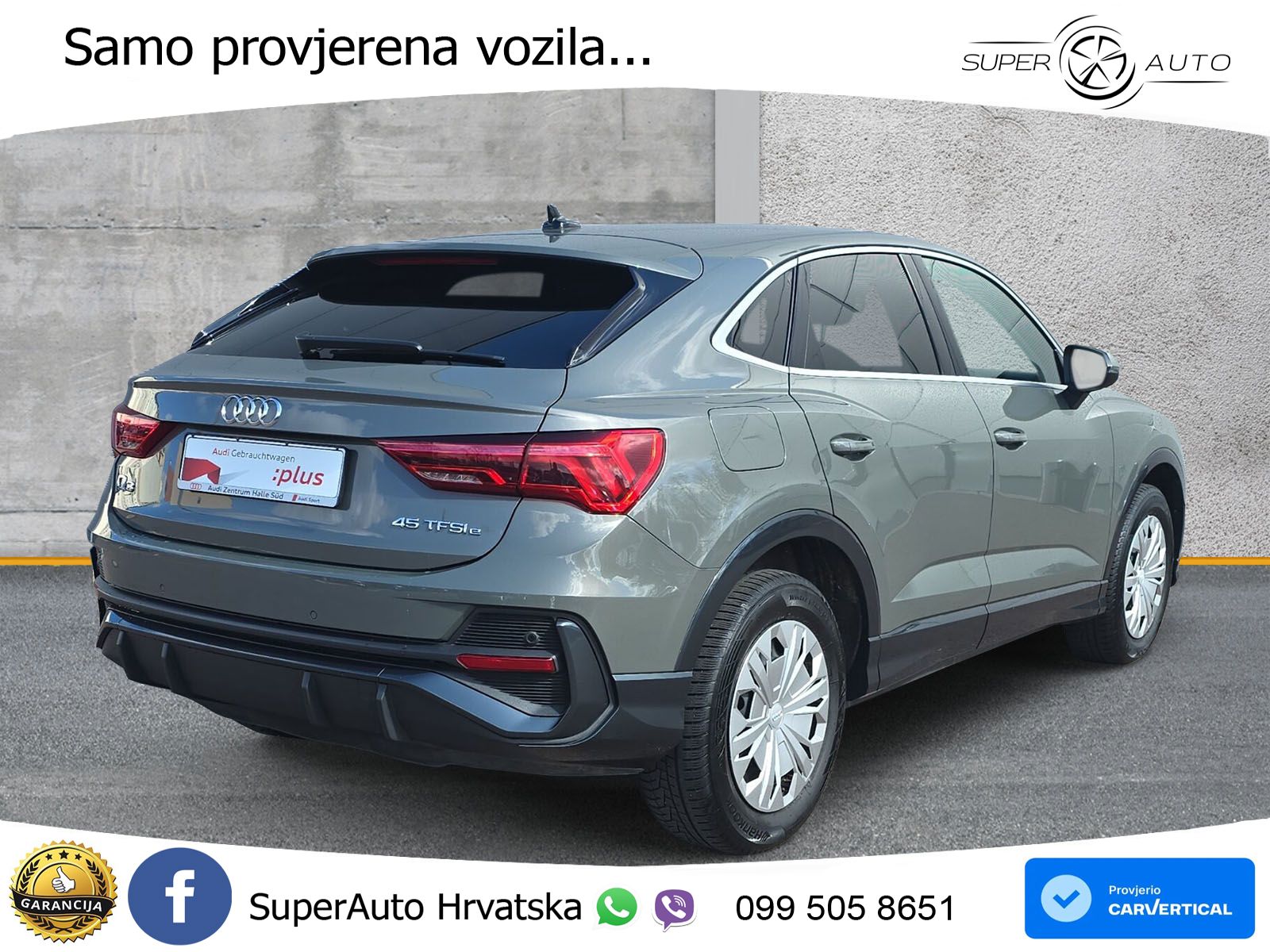 Audi Q3 Sportback 45 TFSIe (245 KS) S tronic LED+GR SJED+ACC
