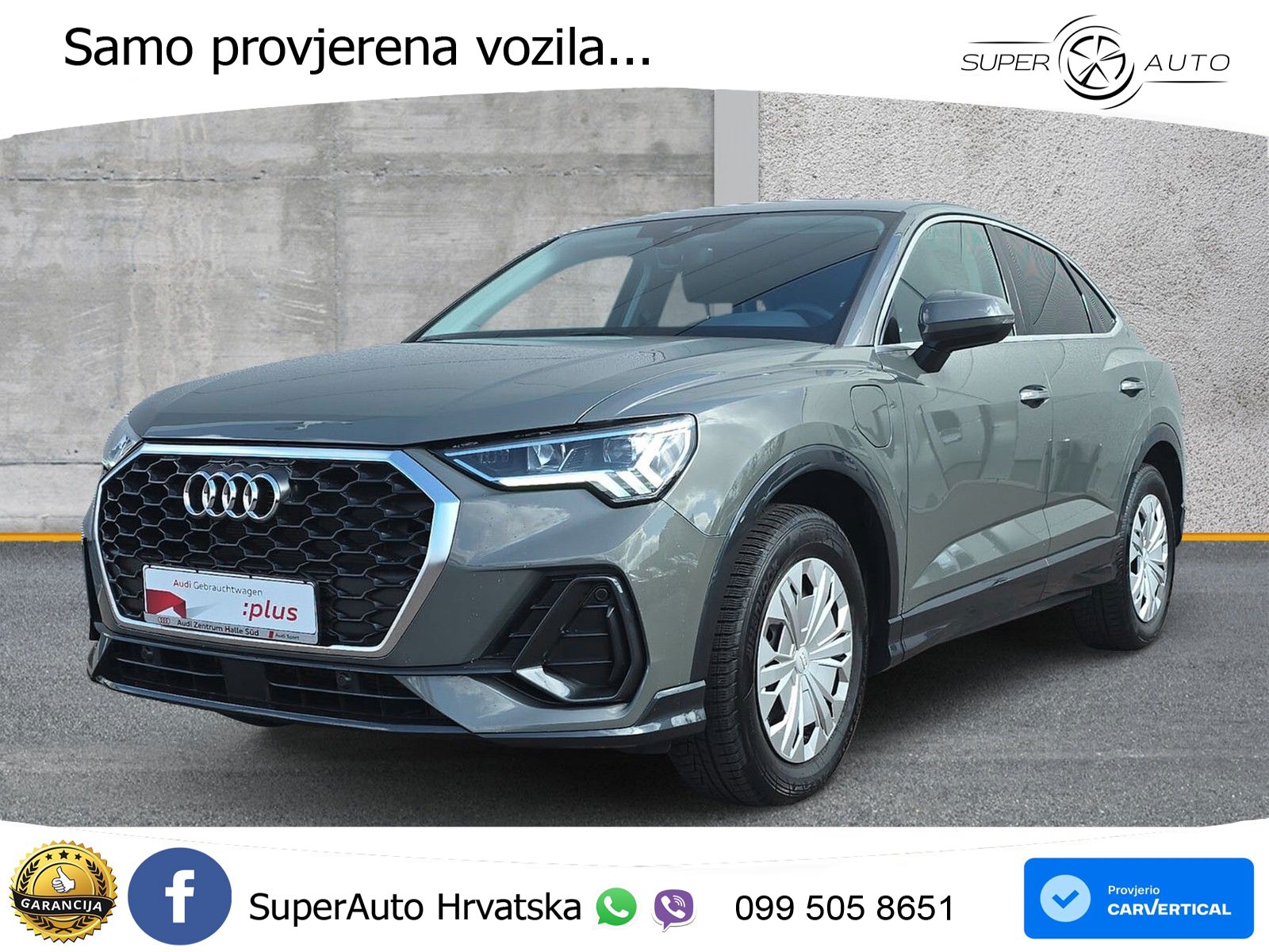 Audi Q3 Sportback 45 TFSIe (245 KS) S tronic LED+GR SJED+ACC