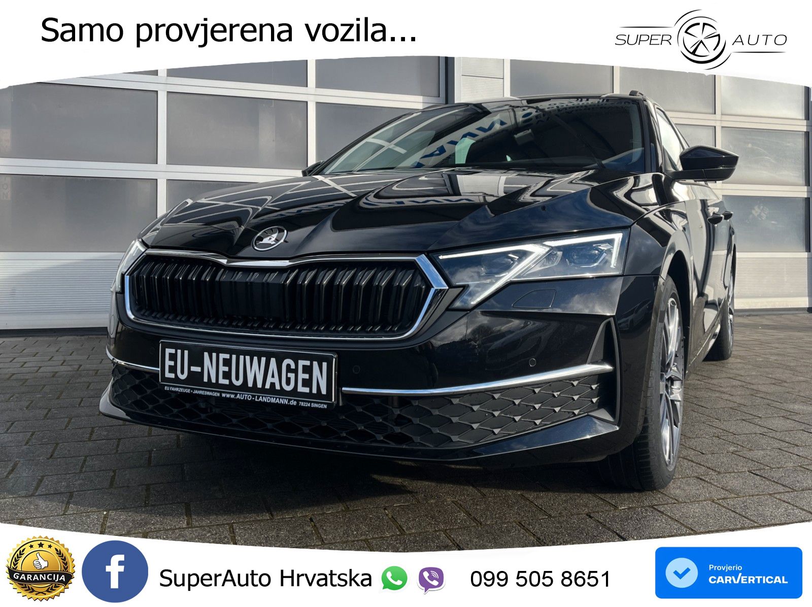 Škoda Octavia Combi 2.0 TDI (150 KS) DSG Selection MATRIX+GR SJED+KAM