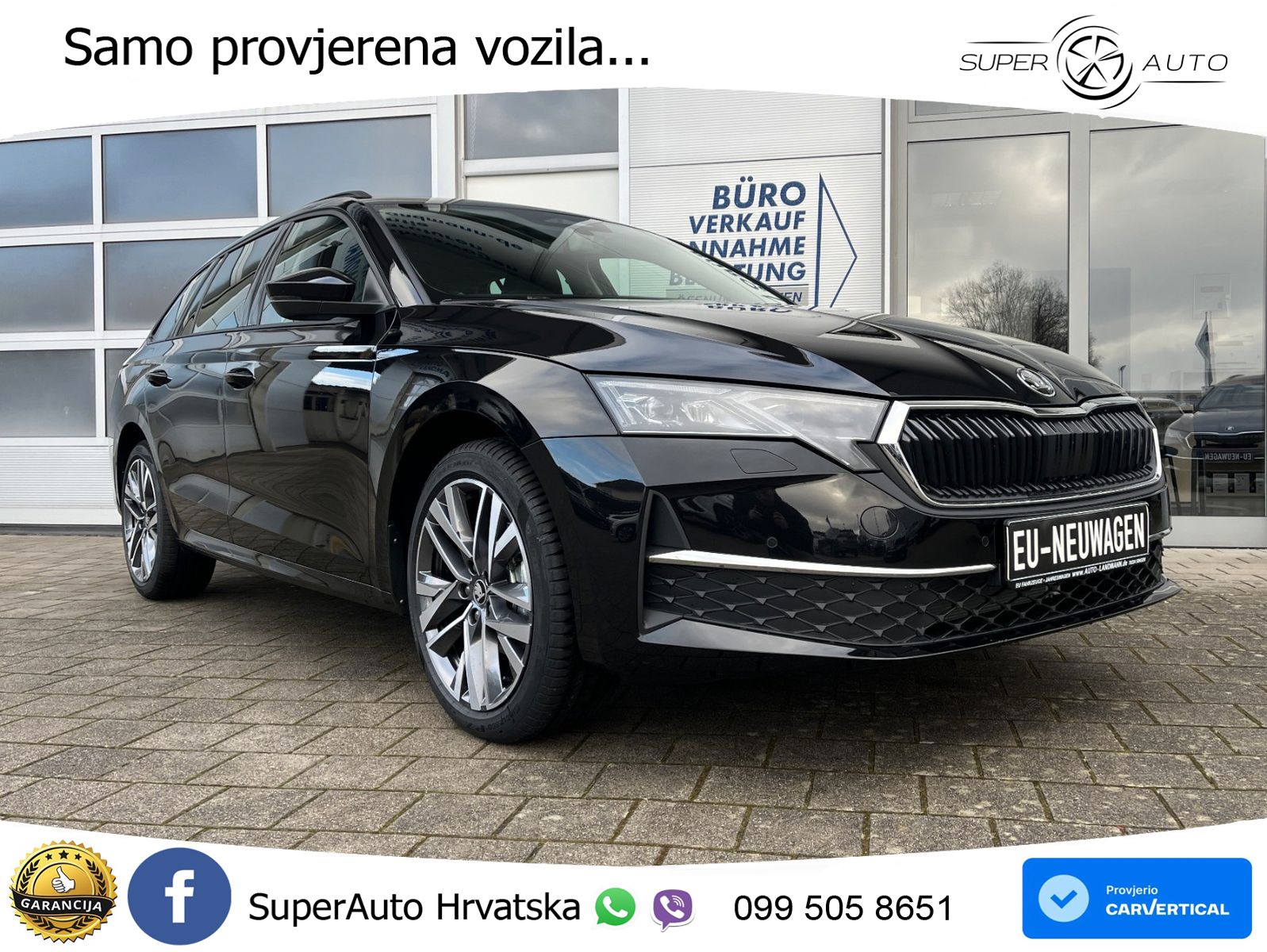 Škoda Octavia Combi 2.0 TDI (150 KS) DSG Selection MATRIX+GR SJED+KAM