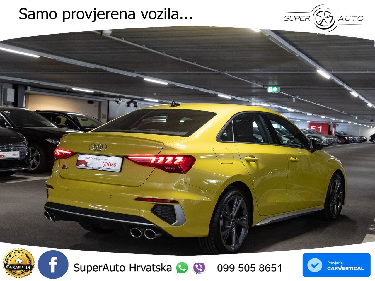 Audi S3 Limuzina 2.0 TFSI (310 KS) quattro S tronic LED+ACC