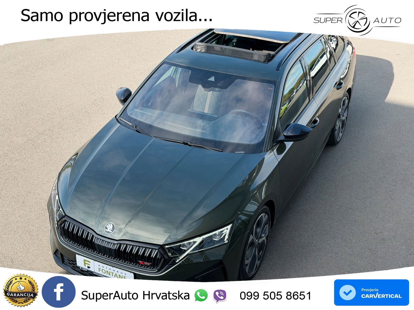 Škoda Octavia Combi RS 2.0 TSI (265 KS) DSG LED+GR SJED+ACC