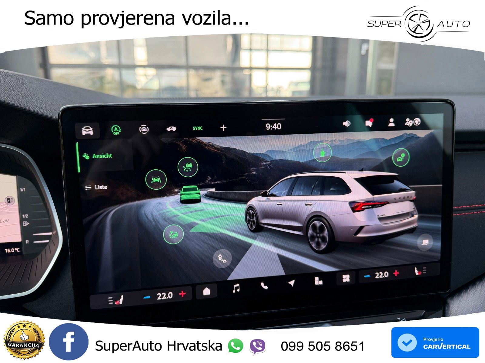 Škoda Octavia Combi RS 2.0 TSI (265 KS) DSG LED+GR SJED+ACC