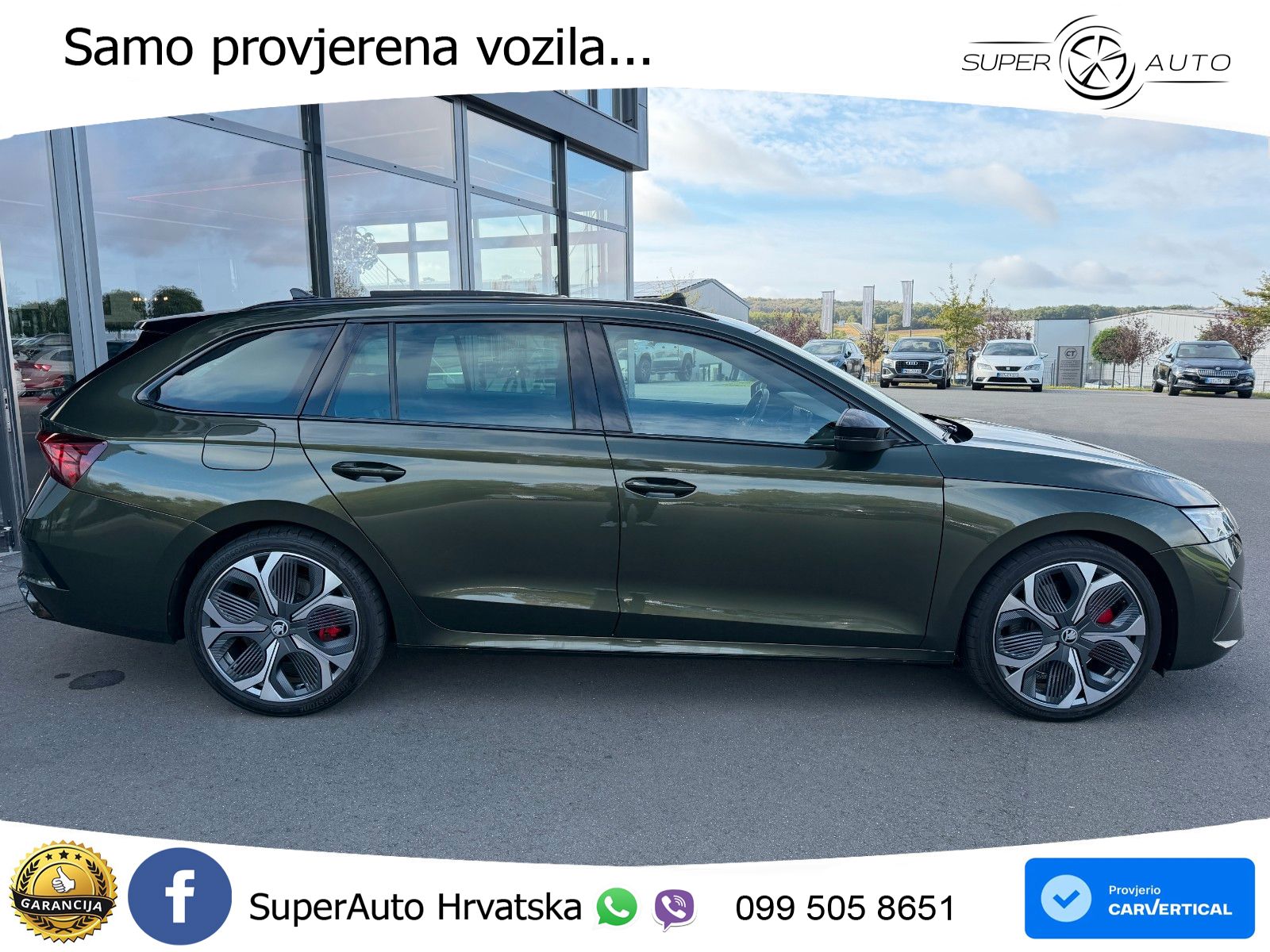 Škoda Octavia Combi RS 2.0 TSI (265 KS) DSG LED+GR SJED+ACC
