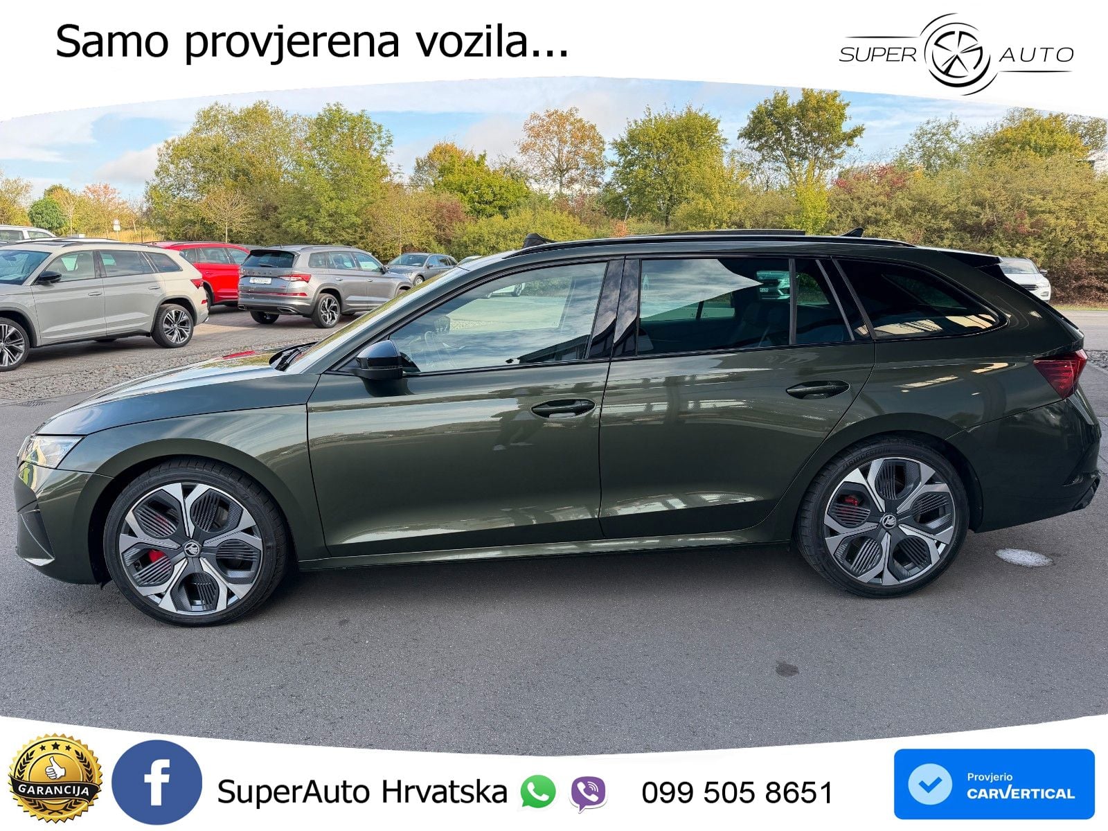 Škoda Octavia Combi RS 2.0 TSI (265 KS) DSG LED+GR SJED+ACC