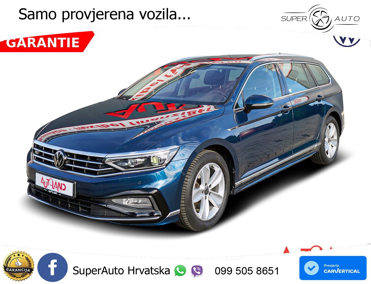 Volkswagen Passat Variant 1.5 TSI (150 KS) DSG ACT R-Line LED+GR SJED+ACC